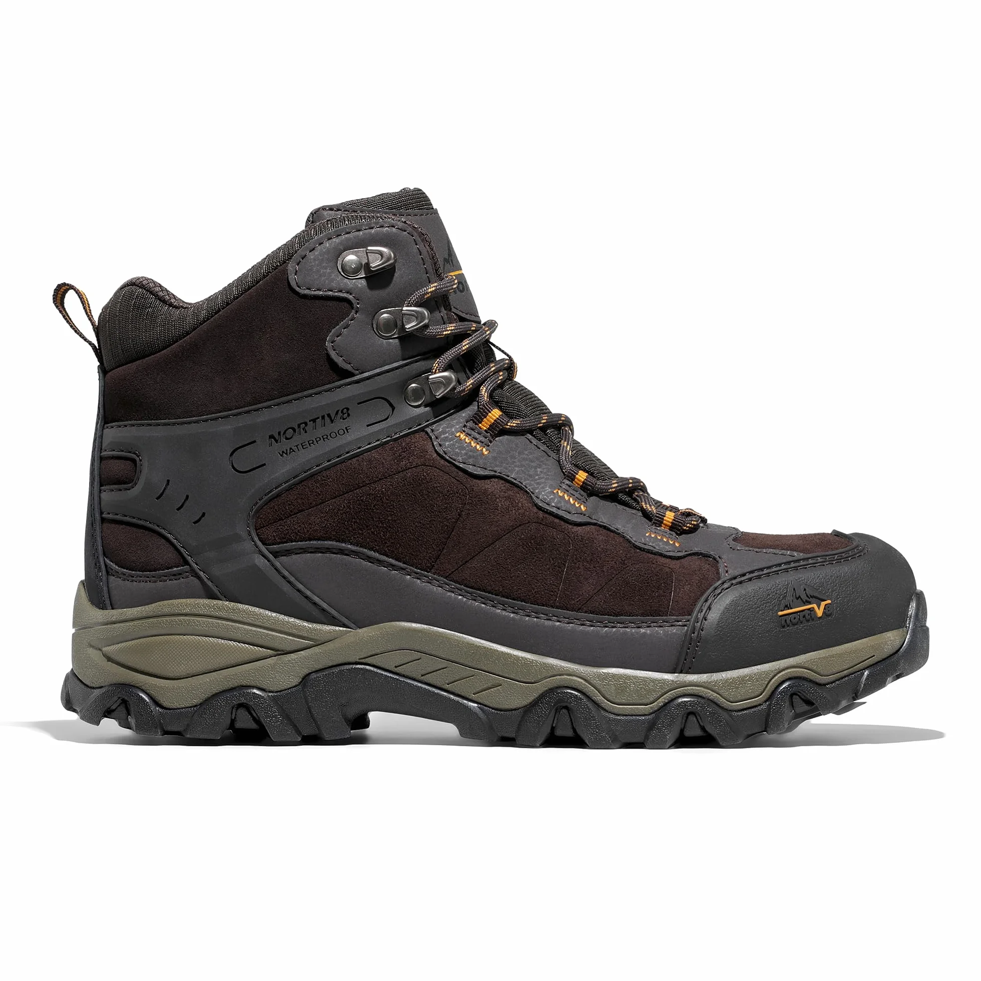 NORTIV 8 Męskie buty turystyczne wodoodporne Mid Trekking Backpacking JS19004M