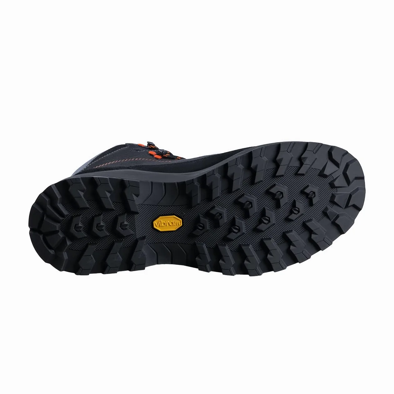 Alpinus - Buty Trekkingowe Kominite Mid, Buty Turystyczne, Górskie, Hikingowe, antracytowo - pomarańczowe GR11753