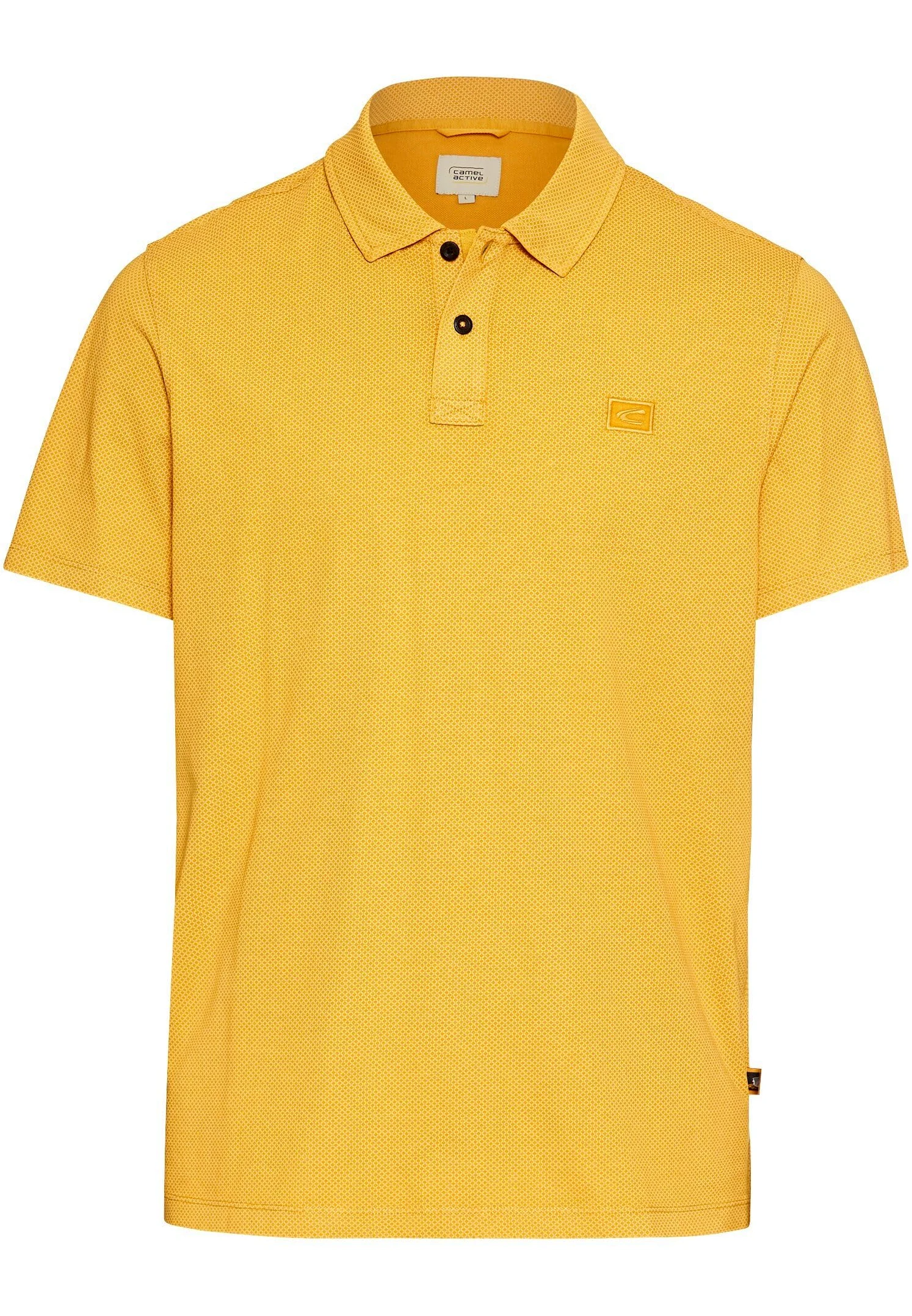 camel active Męska koszulka polo z krótkim rękawem z czystej bawełny, pomarańczowa, rozmiar XXL, pomarańczowy, XXL
