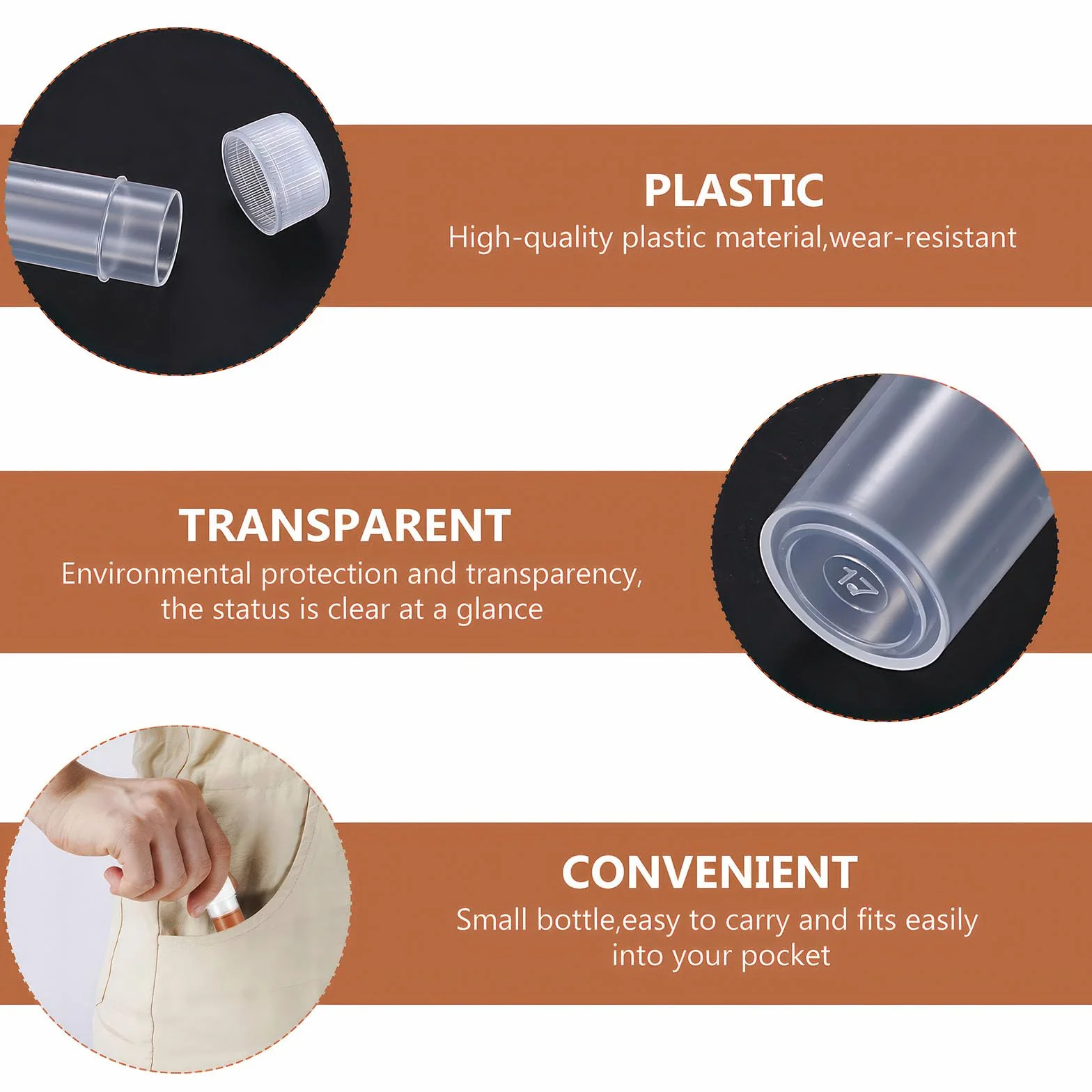 60 Probówek 5ml, Przezroczyste Probówki z Zakrętką, Plastikowe Probówki Laboratoryjne, Plastikowe Fiolki, Probówki z Nakrętką, Probówki Testowe do Eksperymentów Laboratoryjnych