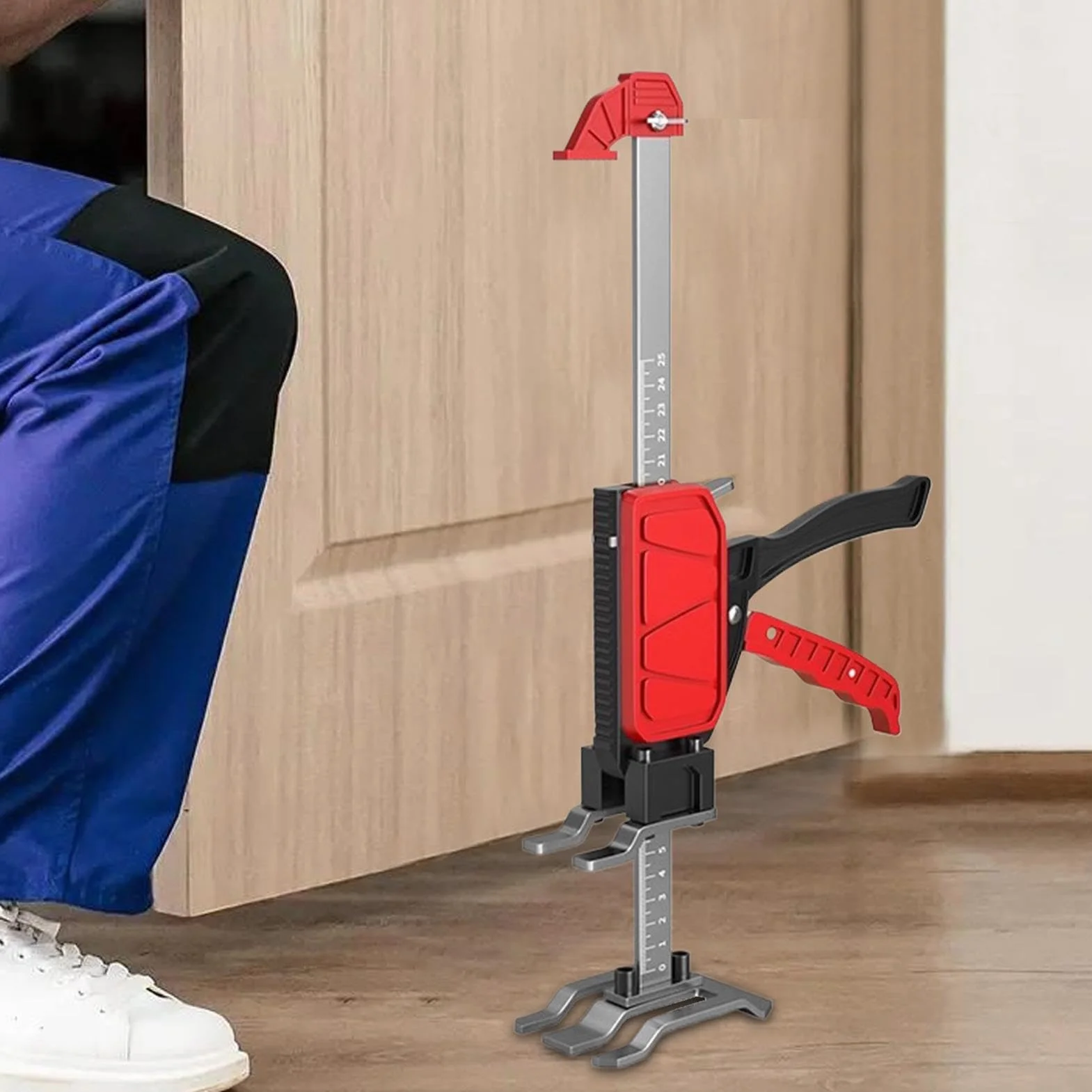 Arm Jack, Heavy Duty Furniture Jack, Labor Saving Cabinet Jack, Woodworking Tools, Hand Jack Lift Tool, Furniture Lift Tool, Cabinet Installation Jack, 200kg Load-Bearing Jack, Heavy Duty Lift Tool
