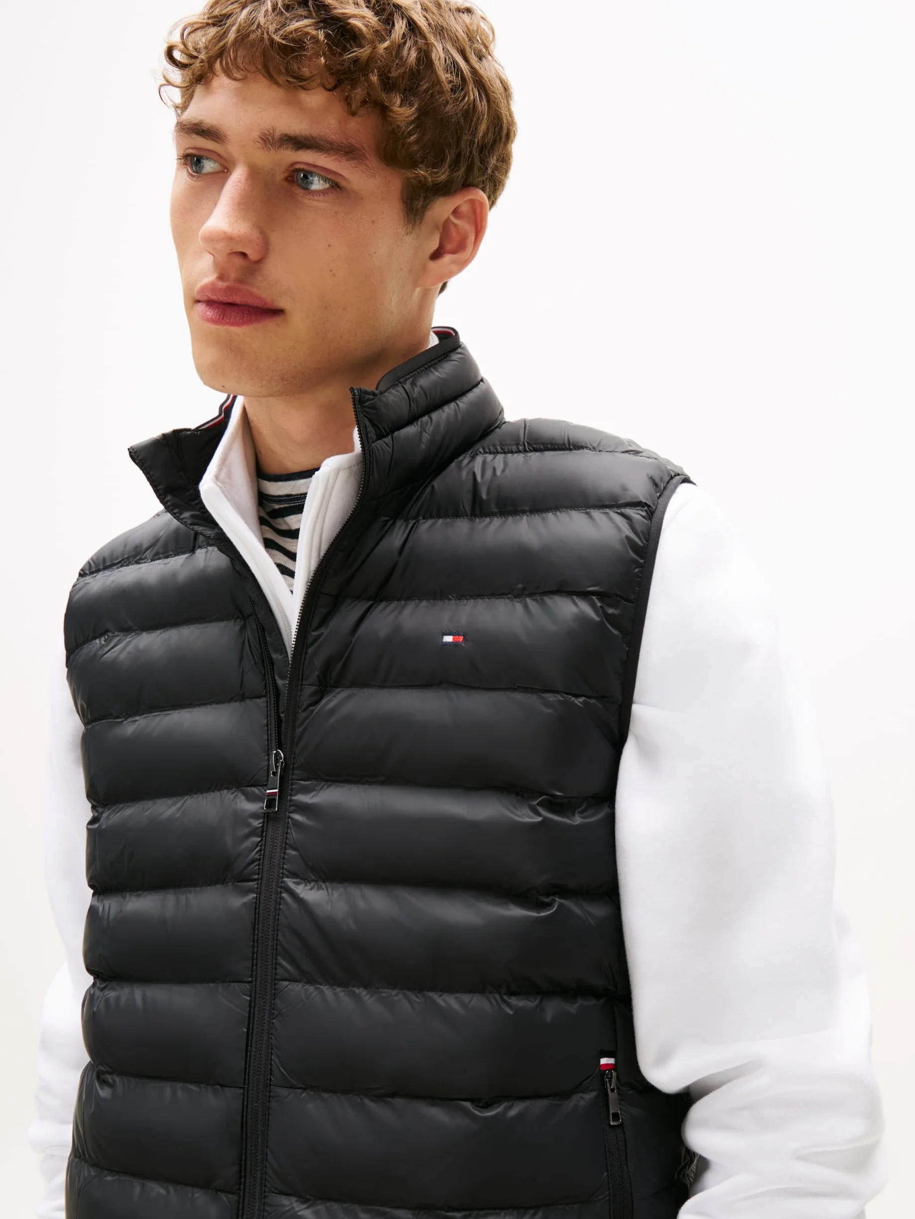 Tommy Hilfiger Męska kamizelka z recyklingu czarna XL