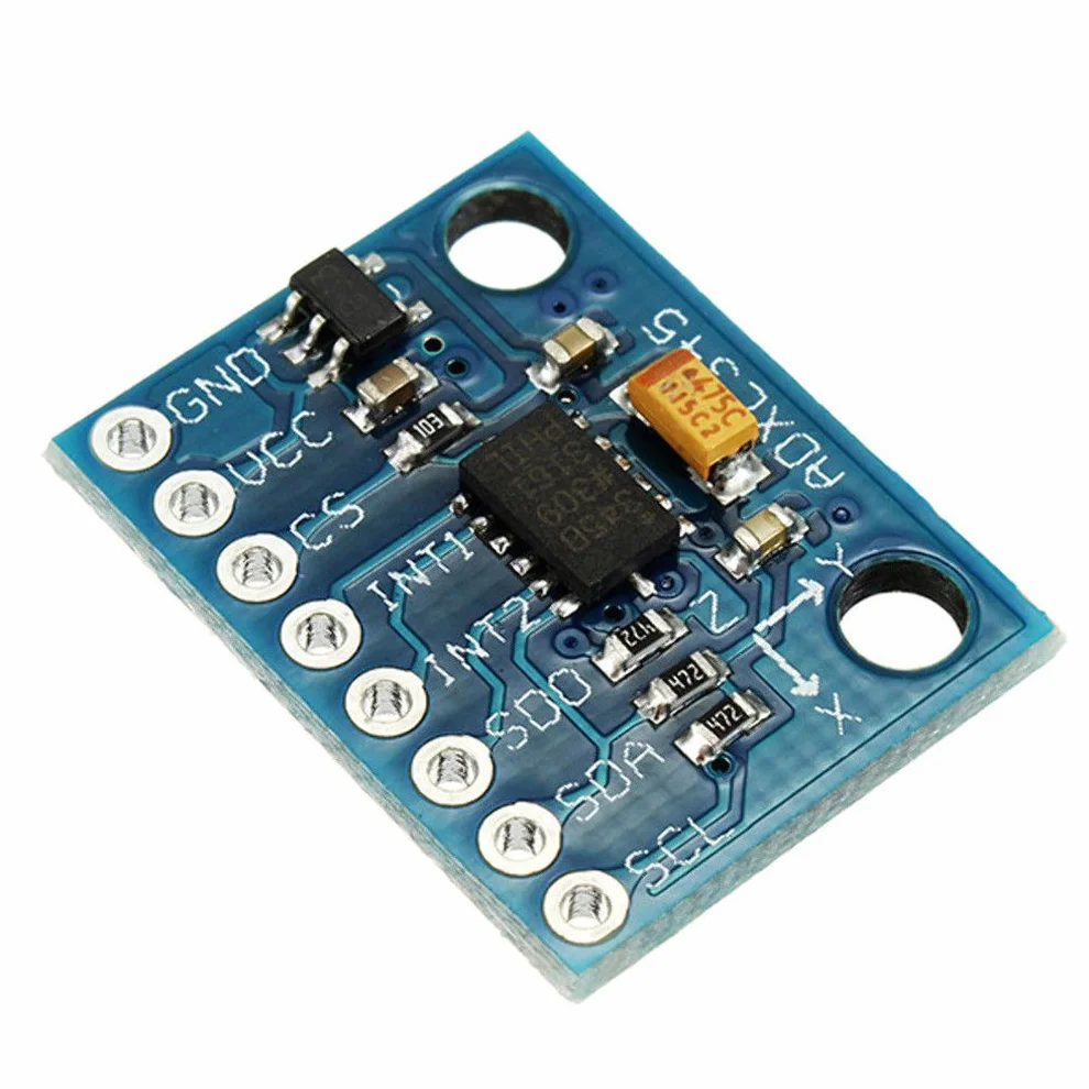 Hailege 2 szt. ADXL345 3-Axis Digital Acceleration of Gravity Moduł Tilt GY-291 IIC/SPI Transmisja dla Arduino
