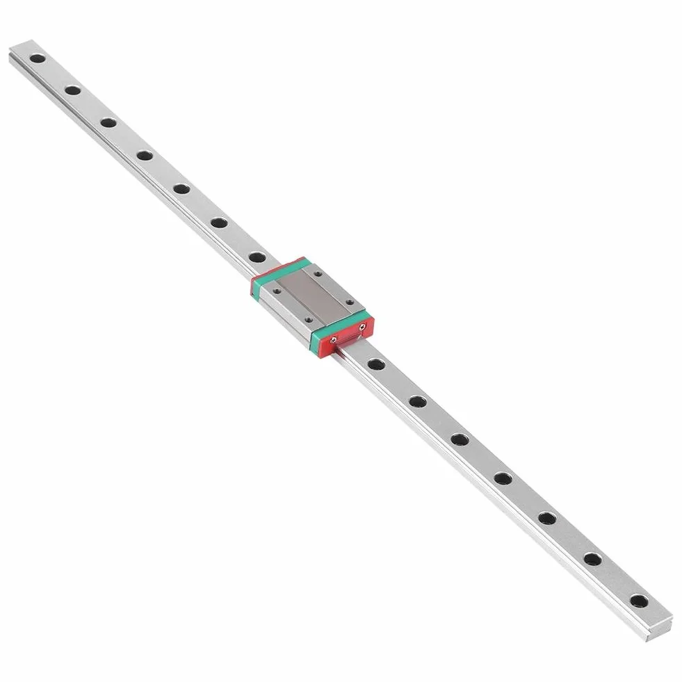 Mini prowadnica liniowa MGN12H, łożysko liniowe prowadzące 400 mm z blokiem wózków liniowych MGN12H blok liniowy do drukarki 3D CNC DIY (400 mm)