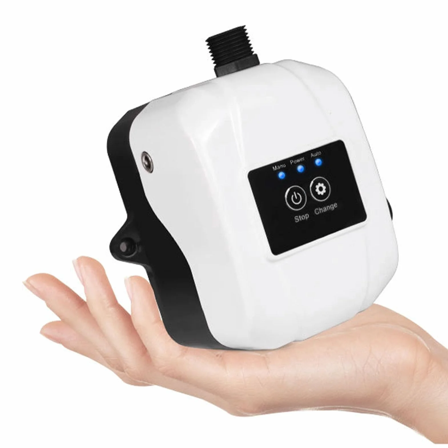 Pompa Wspomagająca Ciśnienie Wody, Pompa Wspomagająca o Mocy 150 W, 24 V DC z Magnesem Trwałym, Pompa Recyrkulacyjna Wody o Wydajności 32 L/min, 25 M i Niskim (Wtyczka UE