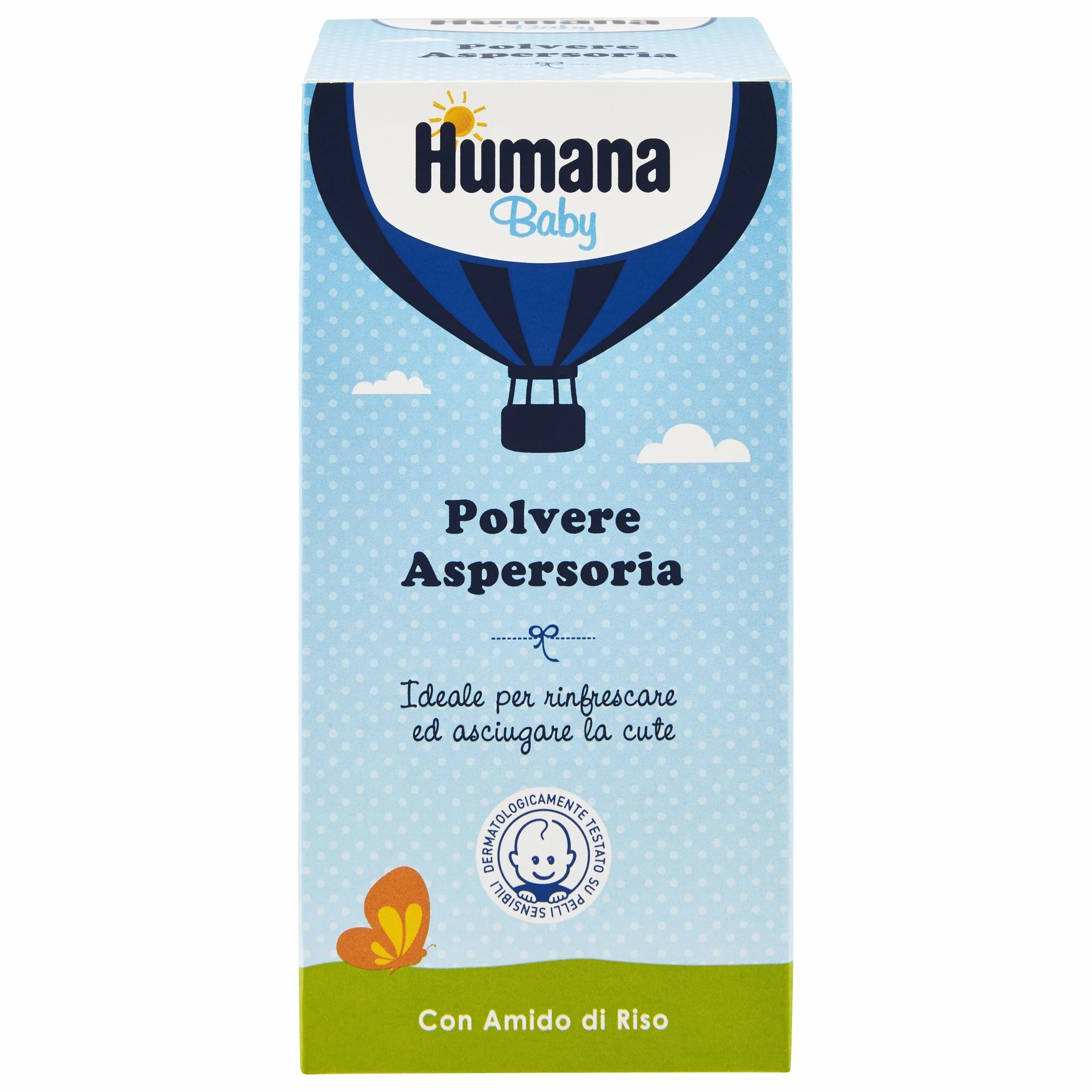 Humana Proszek Aspersoria ze skrobią ryżową - 150 gr