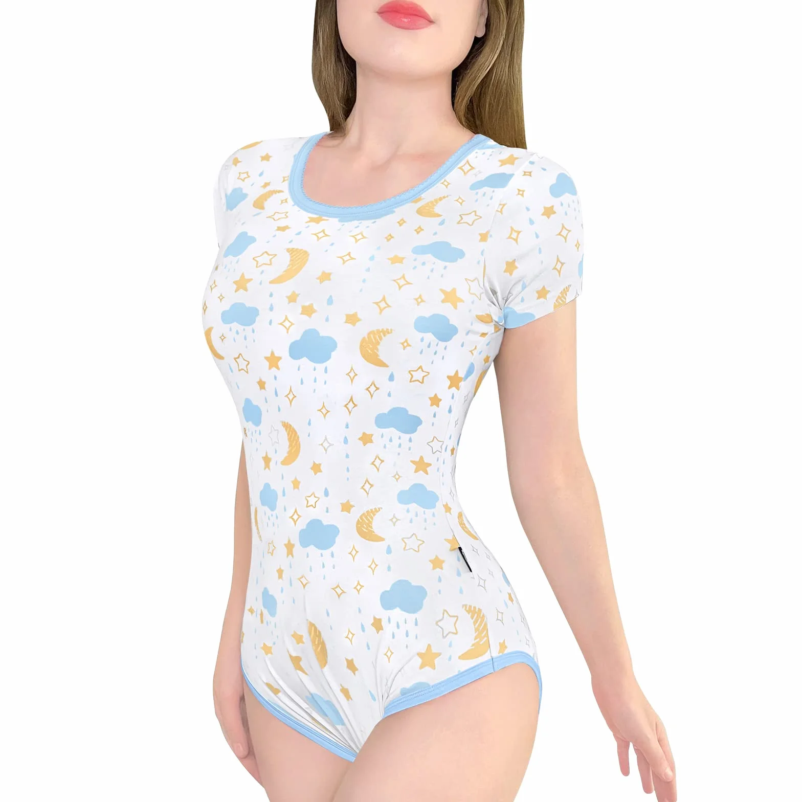 LittleForBig Vintage Dobranoc Bawełniany śpioszki Onesie Piżama Bodysuit
