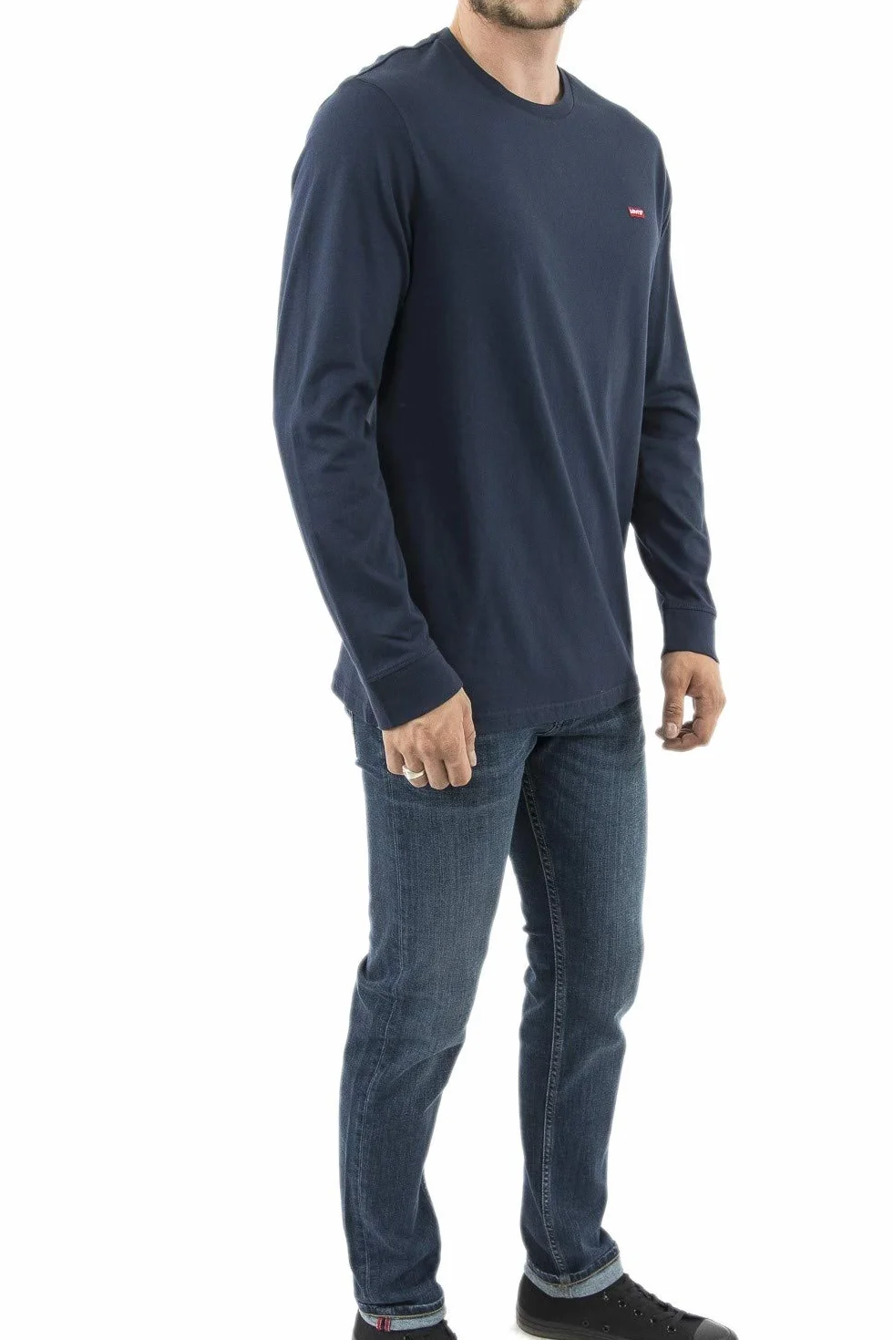 Levi's Mężczyźni Long-Sleeve Original Housemark Tee T-Shirt, Cotton, L