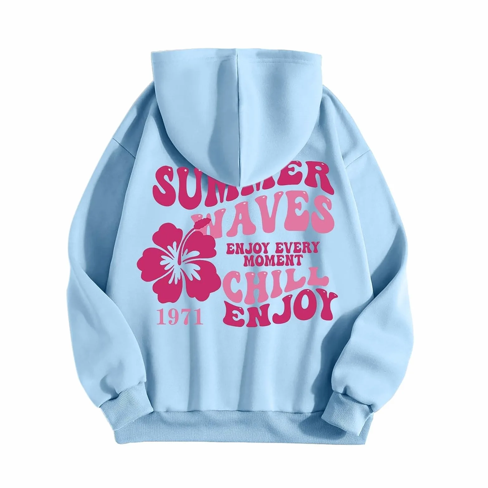 Różowa bluza z kapturem z motywem palmy dziewczęca bluza śliczne bluzy oversize bluza z kapturem damskie bluzy i bluzy z kapturem estetyczna damska bluza z kapturem z długim rękawem bluza z kapturem
