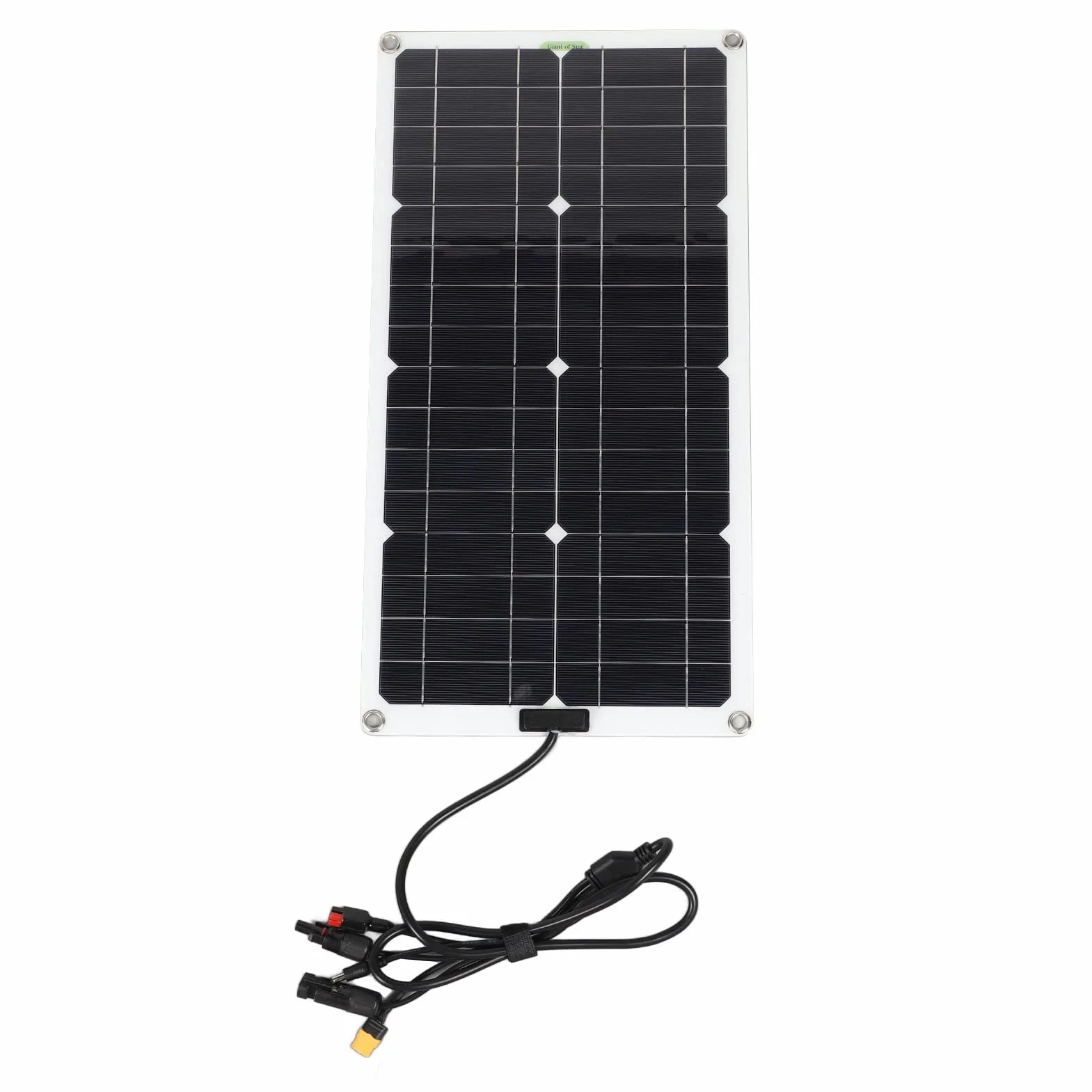 100W Monokrystaliczny Krzemowy Panel Słoneczny, Panel Słoneczny z Wielofunkcyjnym Interfejsem Domowe Zasilanie Awaryjne Zestaw Falownika Słonecznego do Biwakowania na Zewnątrz