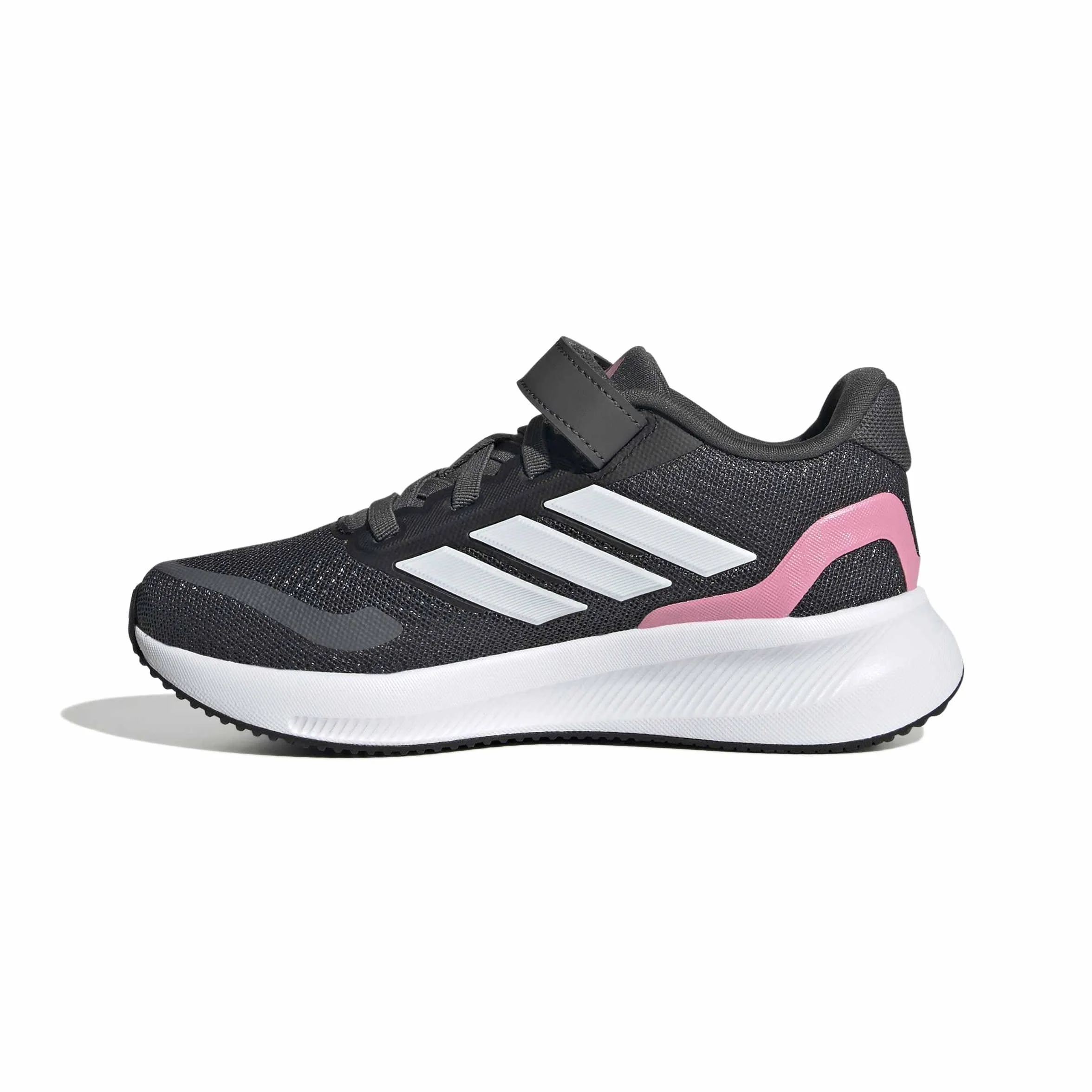 adidas Runfalcon 5 Kids Shoes Grey Six Crystal White Bliss Pink 30.5 EU