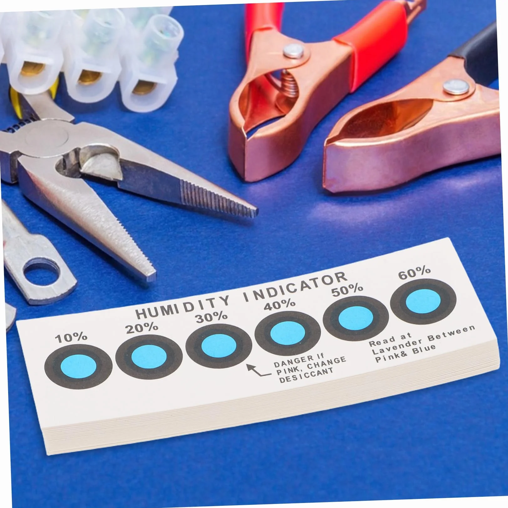 PartyKindom 20Pcs Wskaźnik Wilgotności Karta Wykrywanie Wilgotności Papieru Detekcja Karta Wykrywanie Papieru Karta Kontroli Wilgotności Karta Testowa Karta Testowa