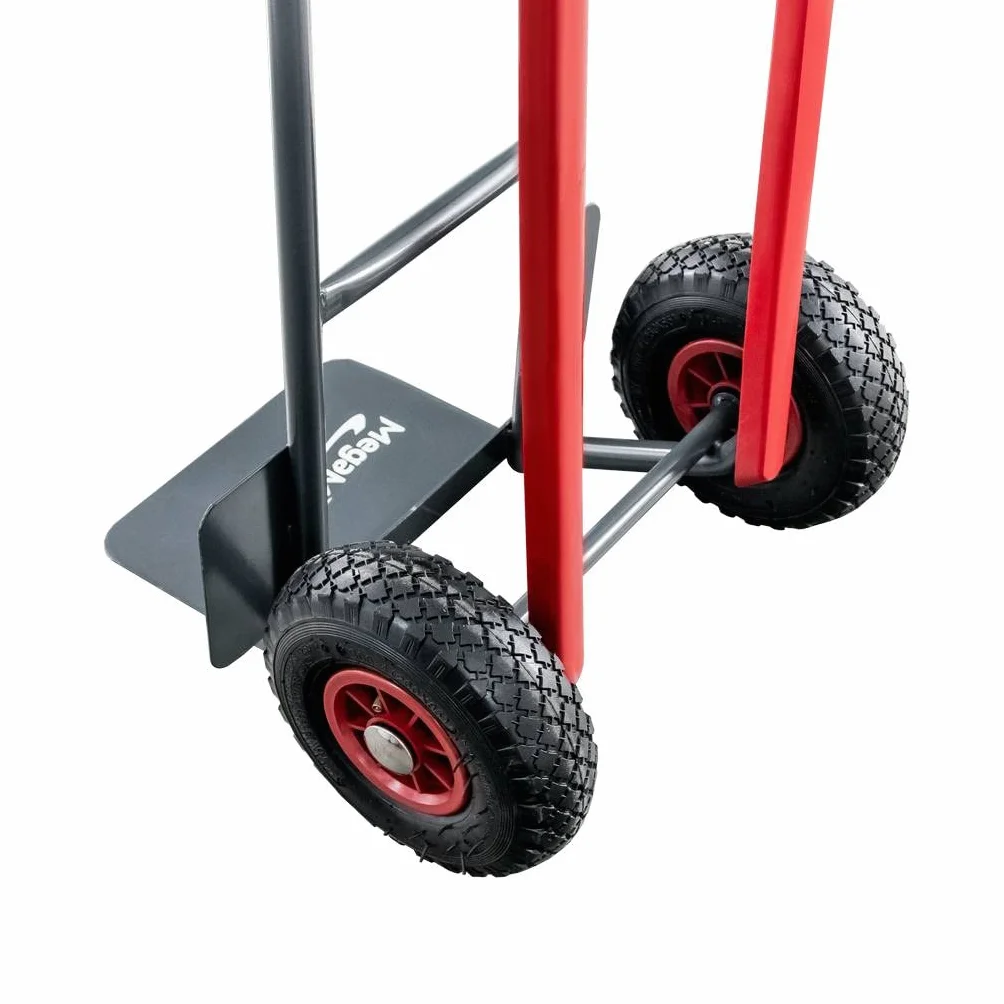 Mega-M Wózek transportowy magazynowy z płozami TM285 obciążenie 200 kg Koła pneumatyczne Stalowa konstrukcja Taczkowy Młynarka (MPP000408)
