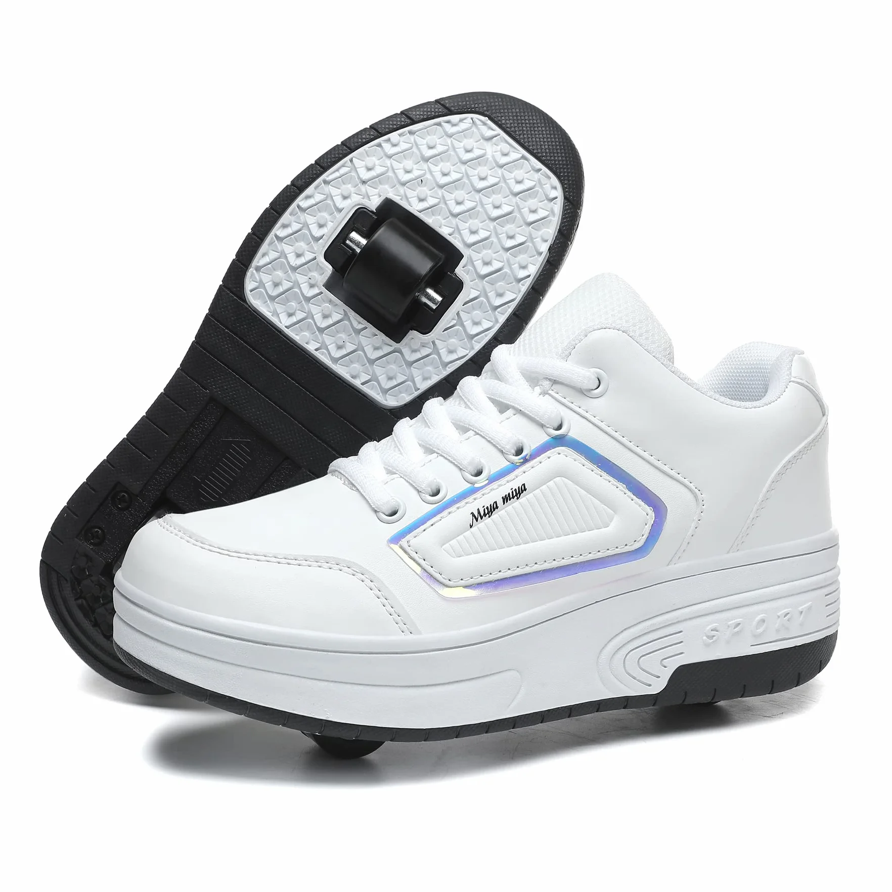 Dzieci Skateboarding Buty Podwójne Koło Sportowe Sneakers