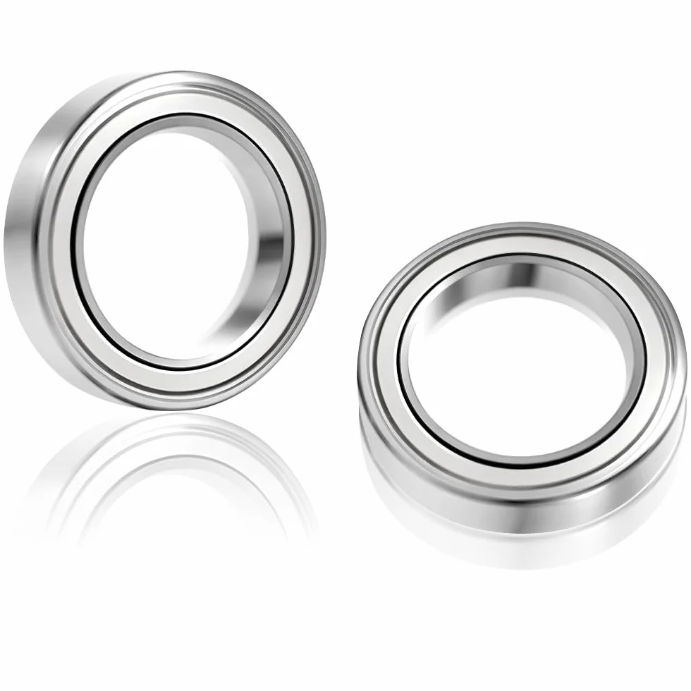 MR128ZZ 12 sztuk łożysk kulkowych 8 mm x 12 mm x 3,5 mm, podwójnie zabezpieczone, do majsterkowania, tokarek, silników, drukarek 3D, frezarek, różnych urządzeń mechanicznych itp