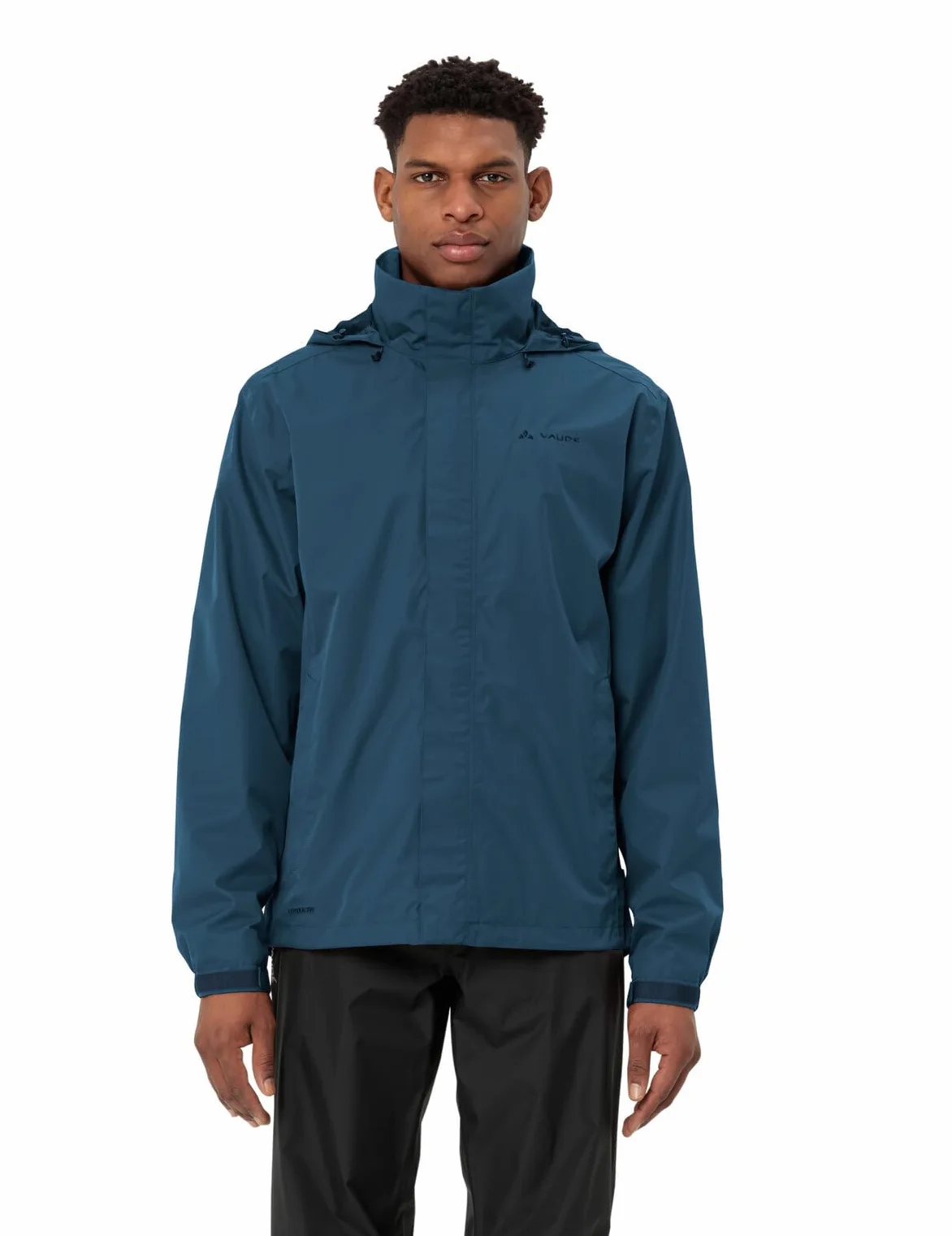 VAUDE Męska kurtka przeciwdeszczowa Escape Light, wodoszczelna kurtka outdoorowa, oddychająca kurtka wiatrówka z kapturem, chroniąca klimat kurtka turystyczna