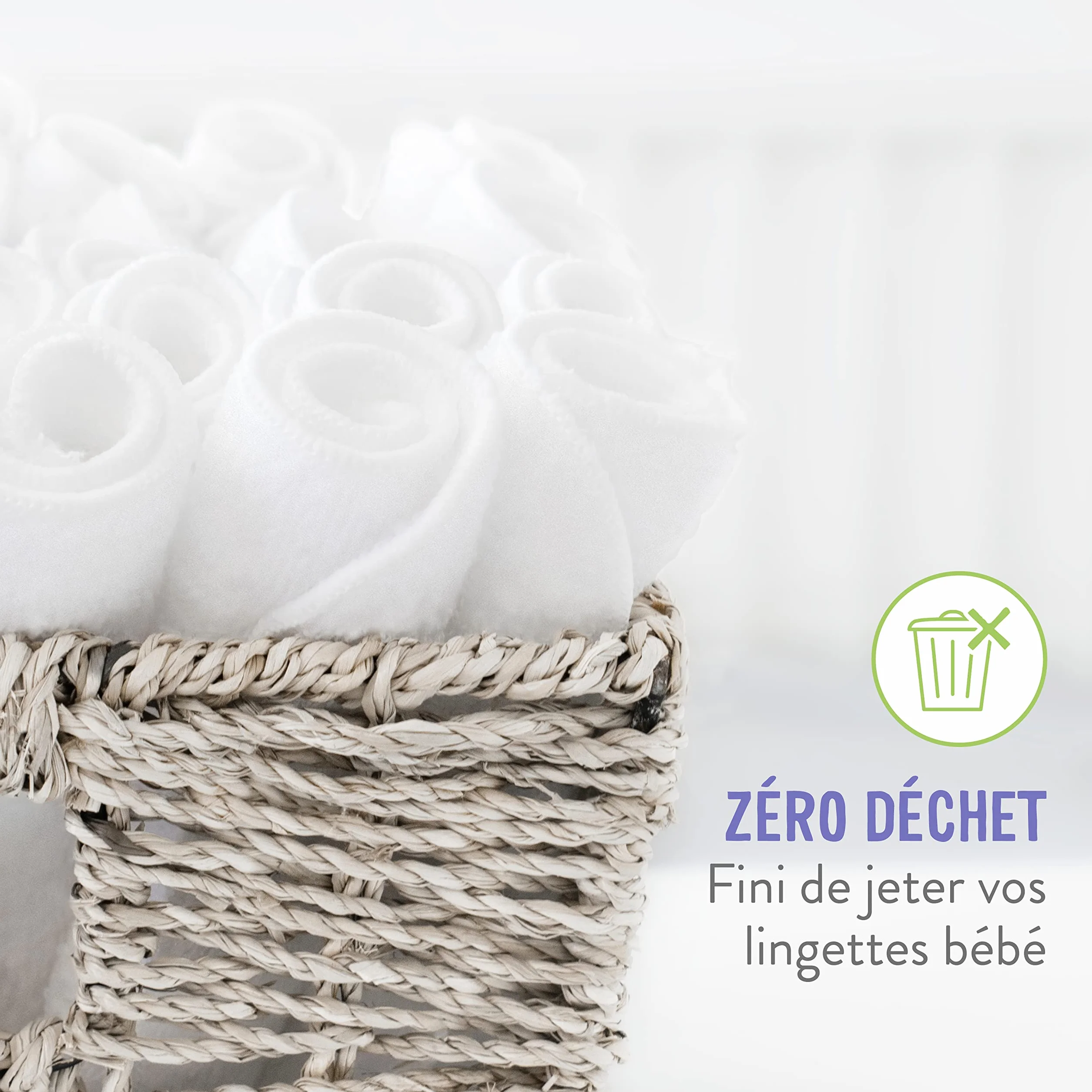 Bambino Mio, wielorazowe chusteczki, 10-pak, chmurki