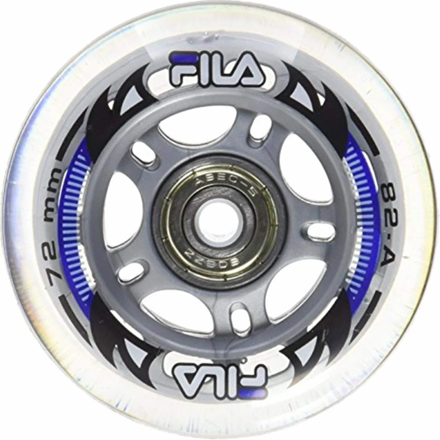 Fila Wheels kółka dystansowe, białe, 72 mm