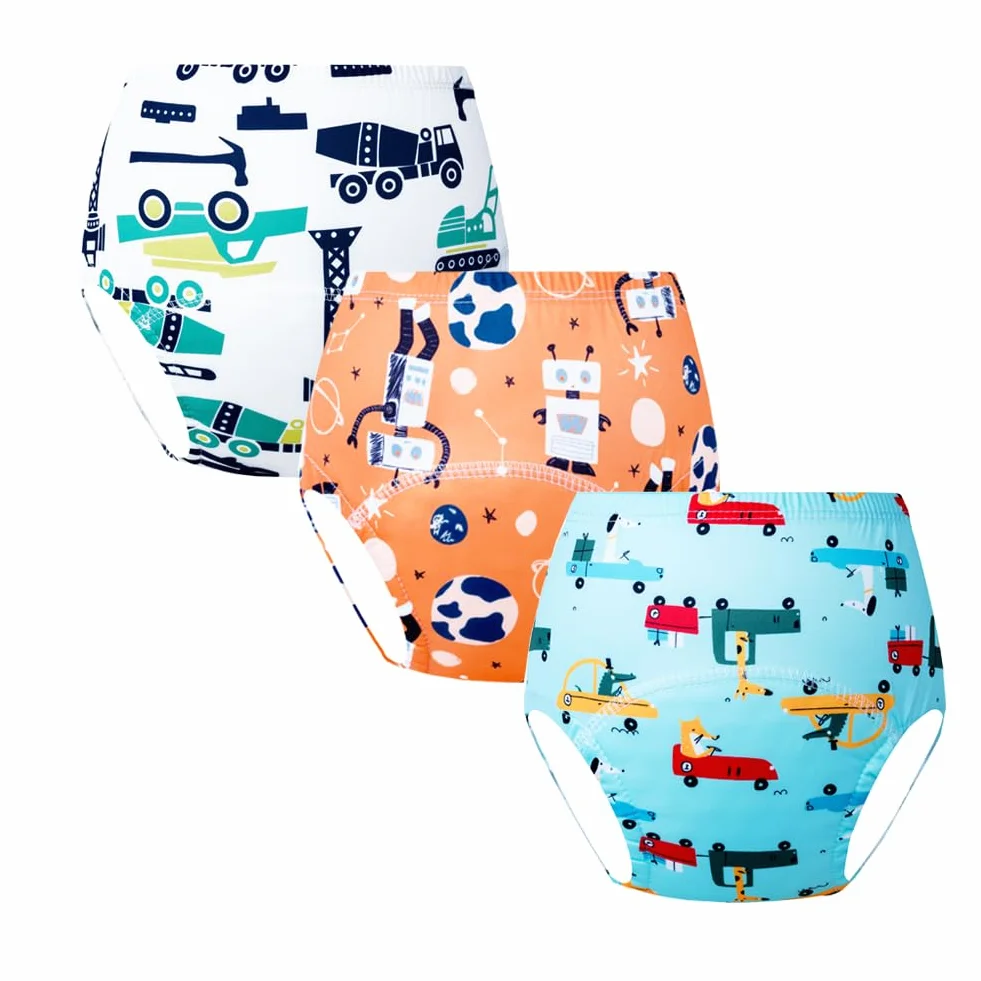 JackLoveBriefs Majtki do nauki dziewczęce majtki treningowe dla niemowląt 10 opakowań, dla 2-5 lat