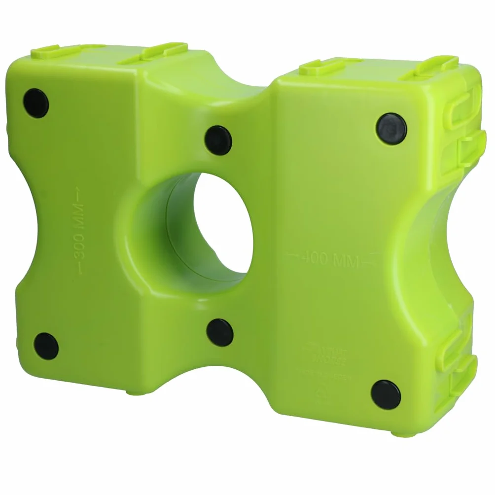 Holland Animal Care Vplast blok przeszkód – bloki Cavaletti – 40 x 30 x 15 cm – tworzywo sztuczne – 2 sztuki – zielony