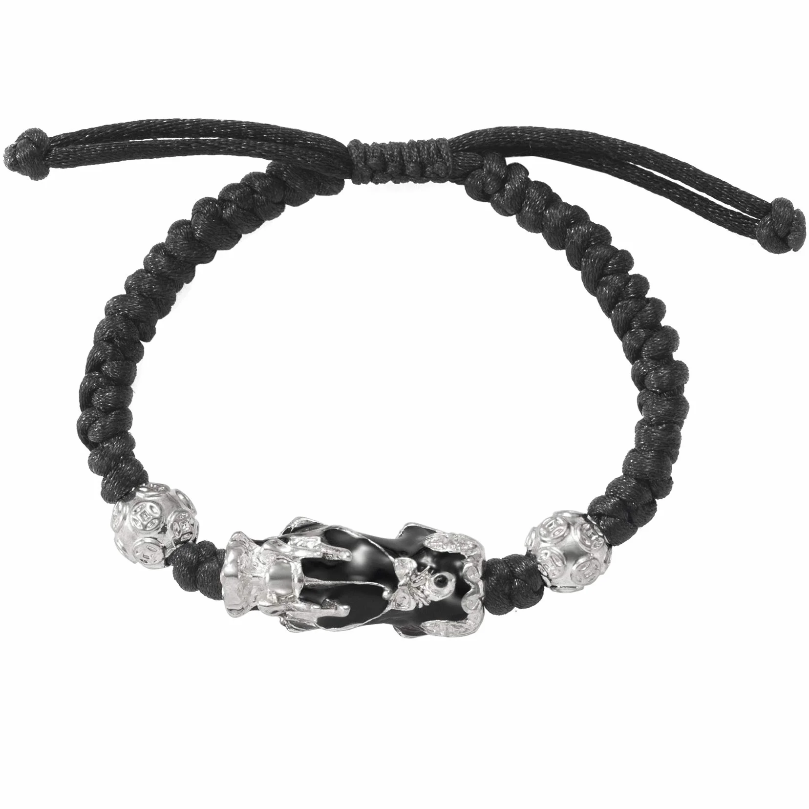 Pixiu regulowana pleciona bransoletka z liny szczęścia bogactwa amulet biżuteria