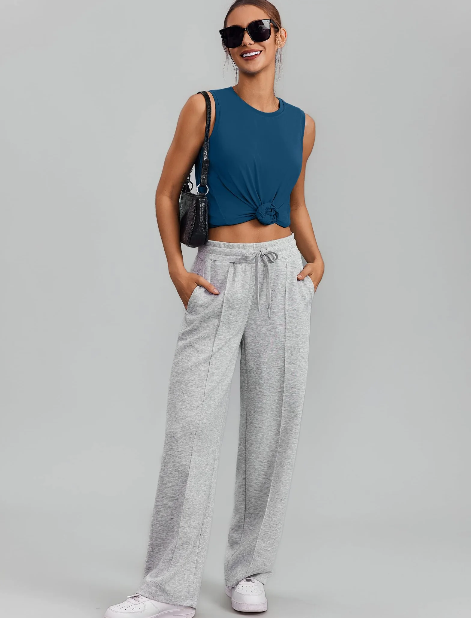 PINSPARK Sportowy tank top damski do jogi