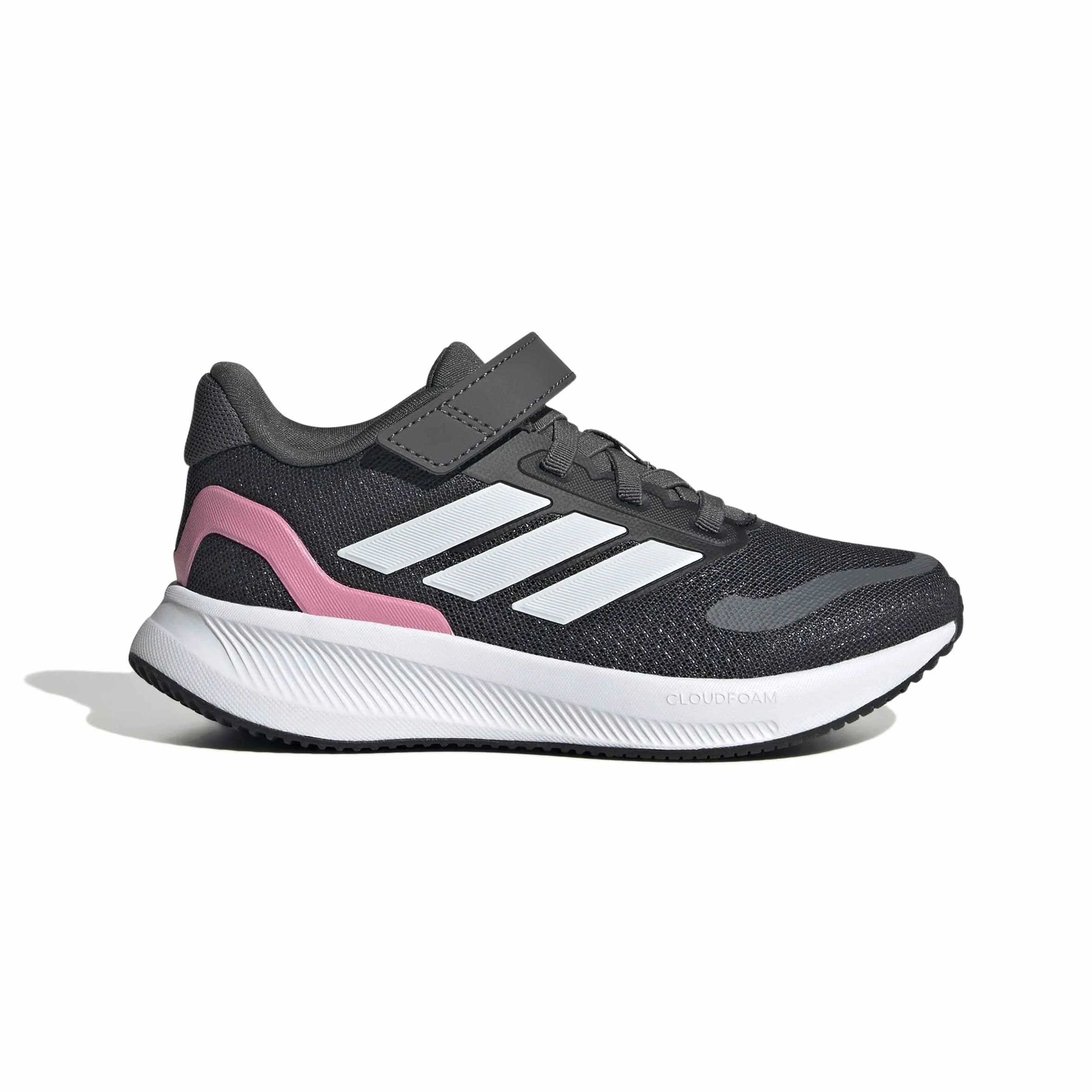 adidas Runfalcon 5 Kids Shoes Grey Six Crystal White Bliss Pink 30.5 EU