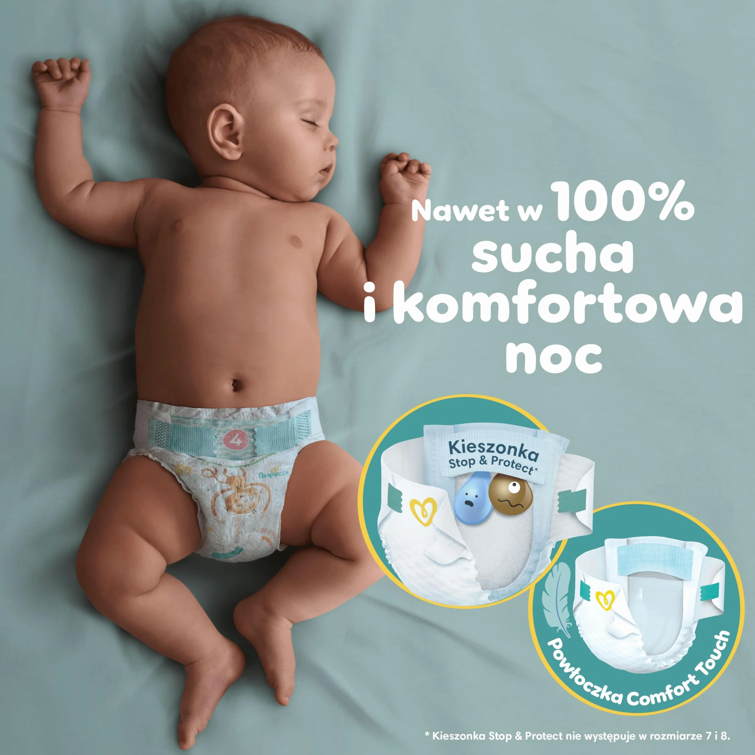 Pampers Active Baby, rozmiar 4, 180 pieluszek, 9kg-14kg