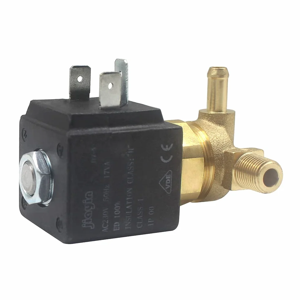 通用 JYZ-5 2/2-drożny AC 230 V 50 Hz żelazny zawór wodny do generatora pary GC9660/GC9630/GC9620 żelazo, normalnie zamknięty