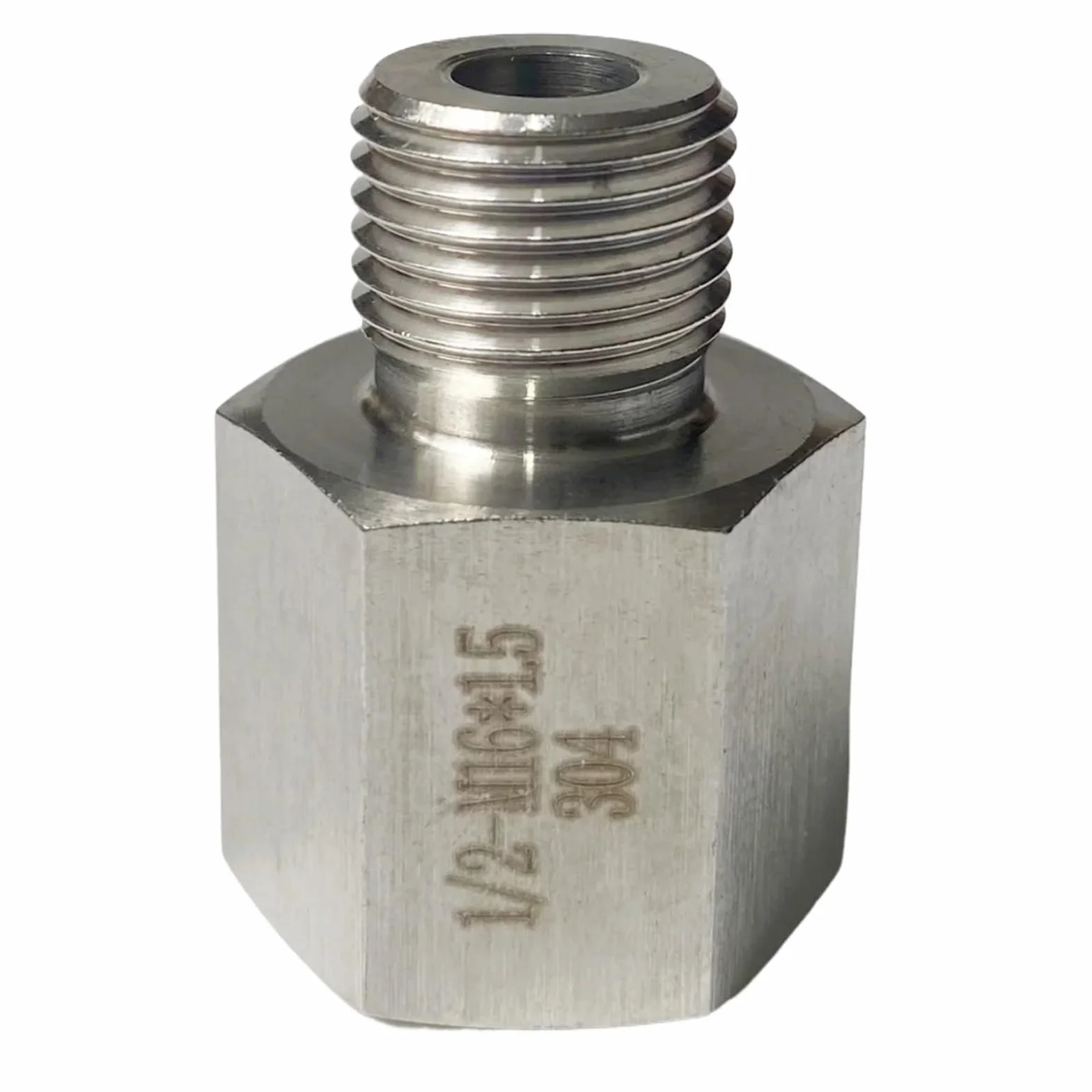 Złącze do rur wysokociśnieniowych ze stali nierdzewnej 304, gwint żeński 1/2" BSPP do M8, M16, M20, gwint męski 1/8", 1/4", 3/8", 1/2", 3/4" BSP(M16x1.5 Male)
