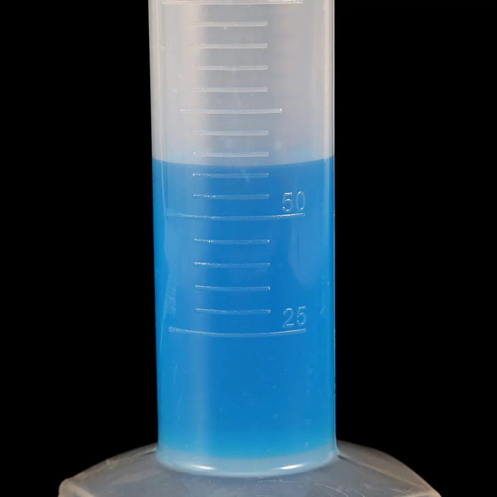 Cylinder pomiarowy szklany 250 ml plastikowy cylinder stopniowany