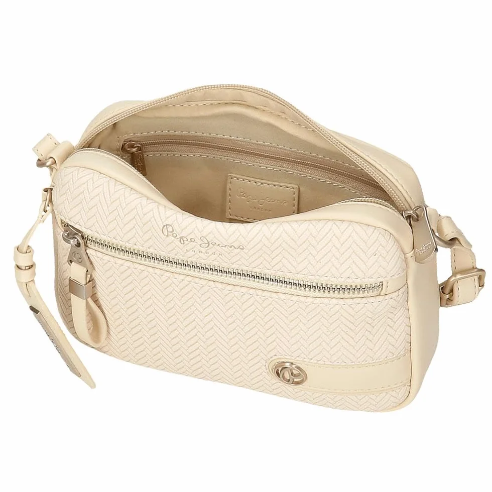 Pepe Jeans Sprig Torba na ramię Beżowy 21x4x5 cm Sztuczna skóra by Joumma Bags, beż, Talla única, torebka na ramię