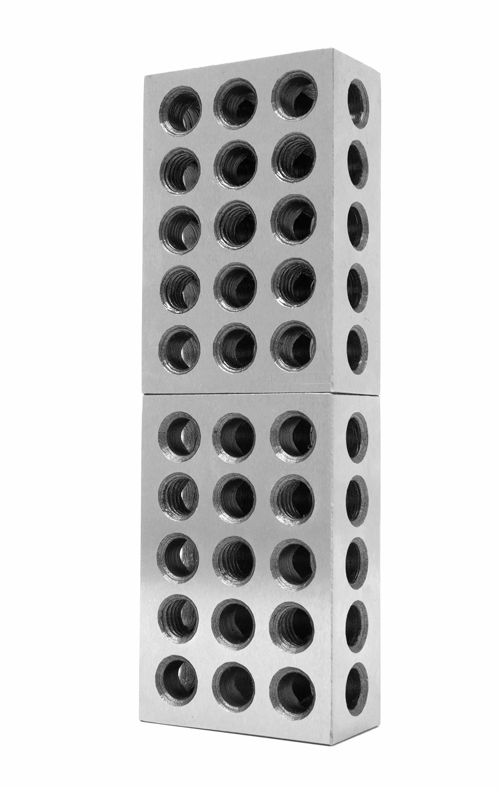 WEN 10457 Precyzyjne bloczki 123, hartowana stal, dwupak, 75 x 50 x 25 mm