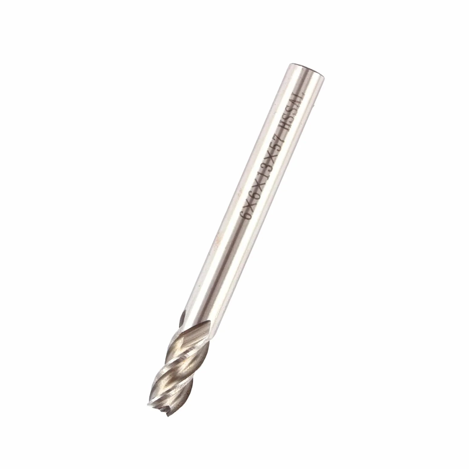 AUNMAS Frez Palcowy HSS Szybkie Narzędzie 4-ostrzowe Frezy 4-12 Mm do Obróbki CNC Stal Aluminiowa