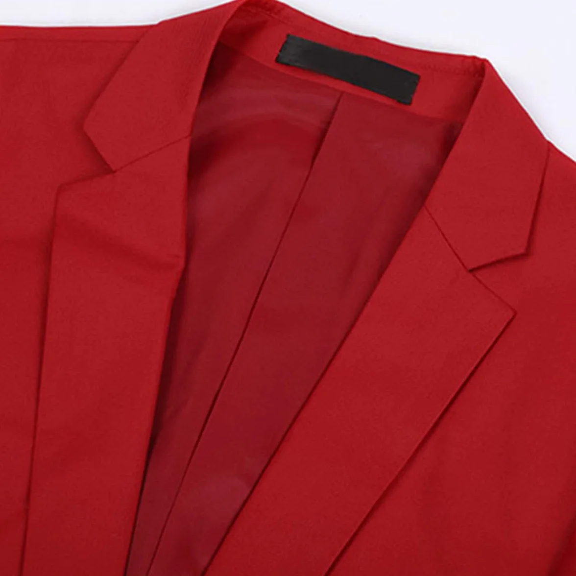 Allthemen Męska marynarka slim fit formalny garnitur jednorzędowy smoking