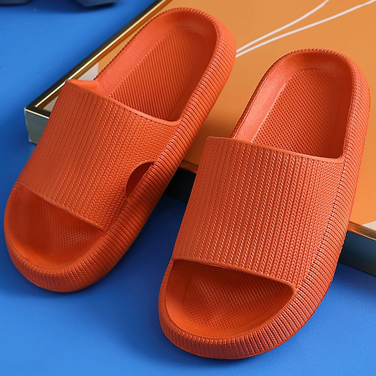 HZDHCLH Unisex letnie kapcie kąpielowe, antypoślizgowe buty kąpielowe, plażowe, sandały damskie
