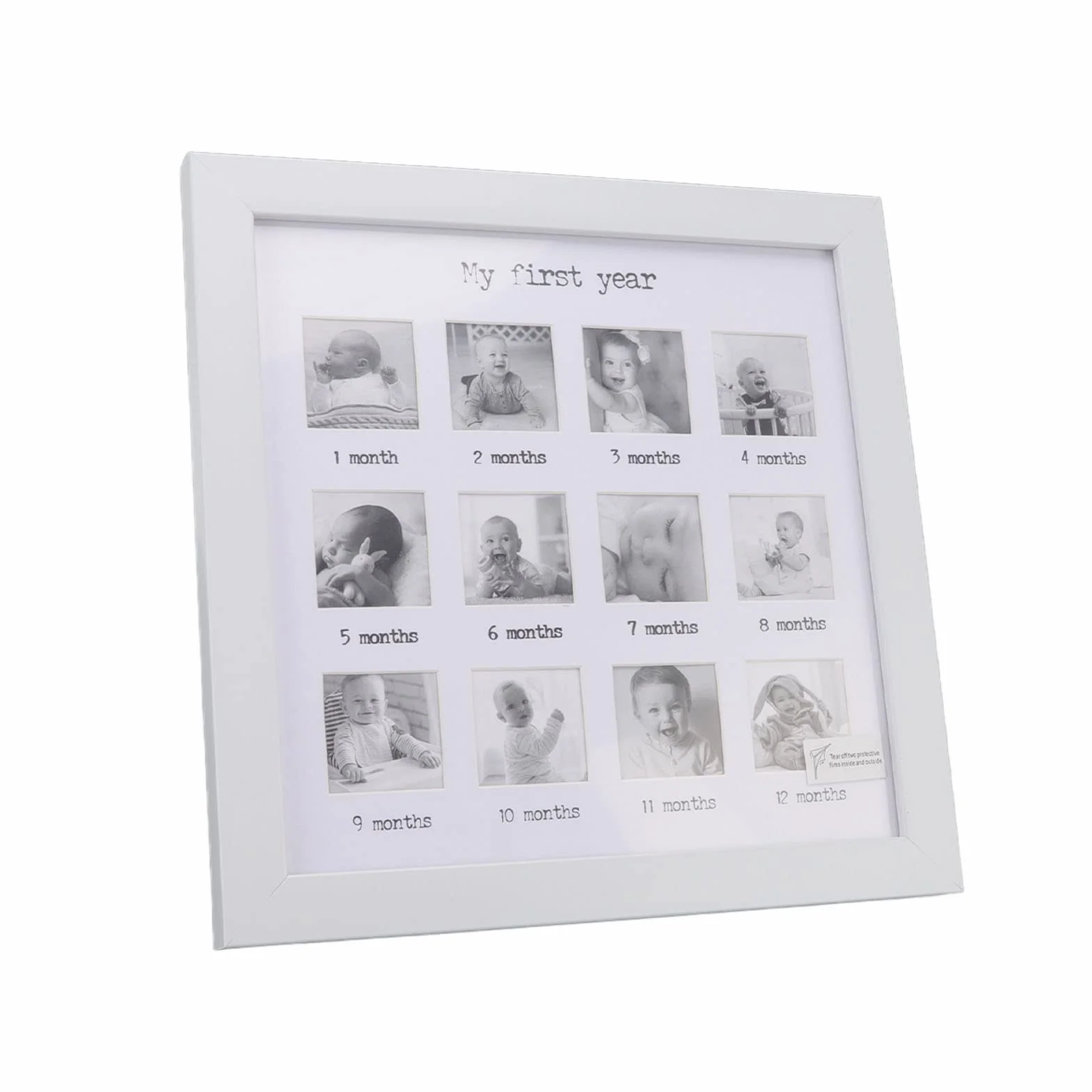 Ramka na zdjęcia pierwszego dziecka, miesięczna ramka na zdjęcia noworodka Precious for Baby Growth Record for Baby Keepsake