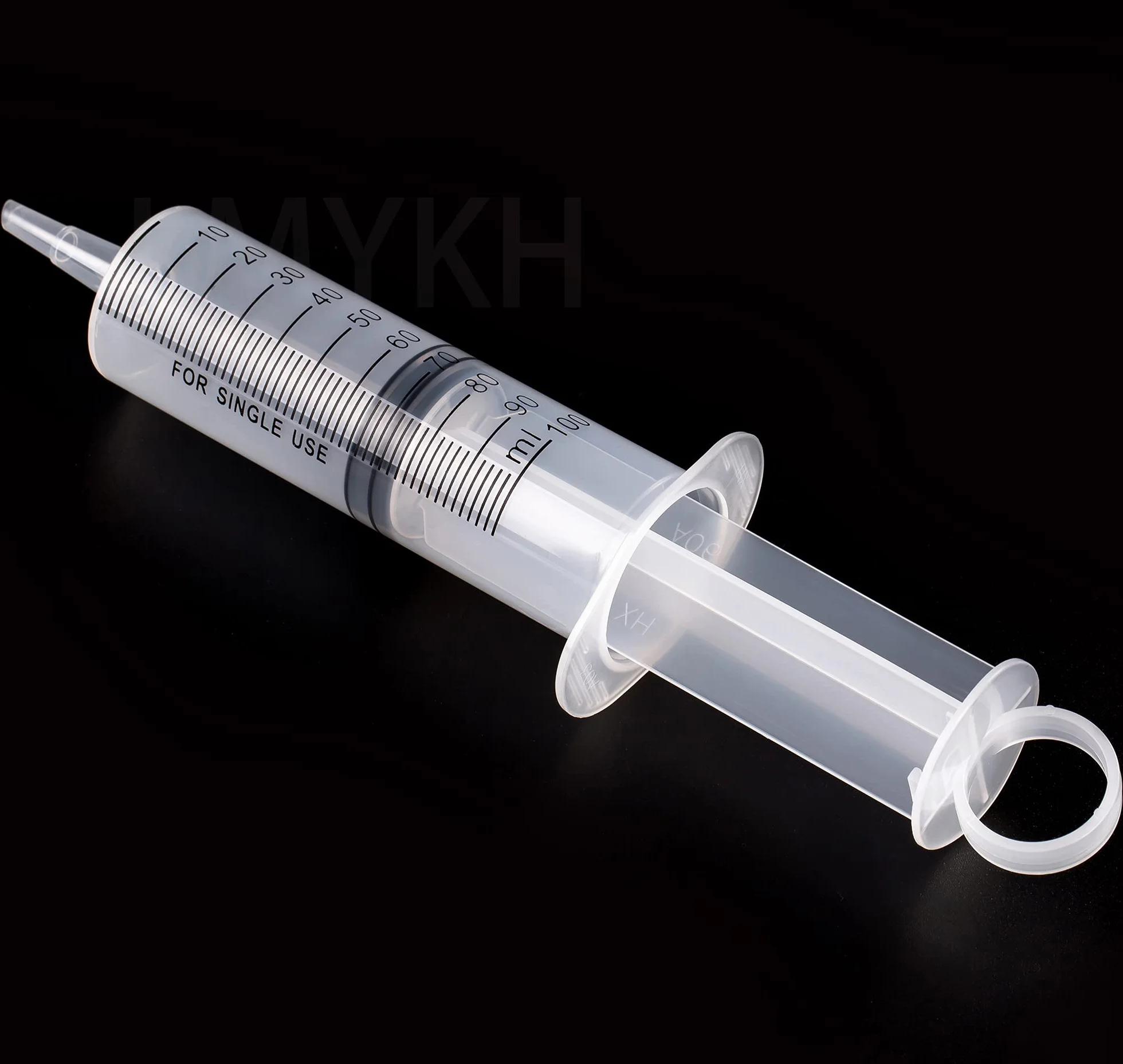 Plastikowa strzykawka 100 ml z wężem do laboratorium ogrodu przemysłu