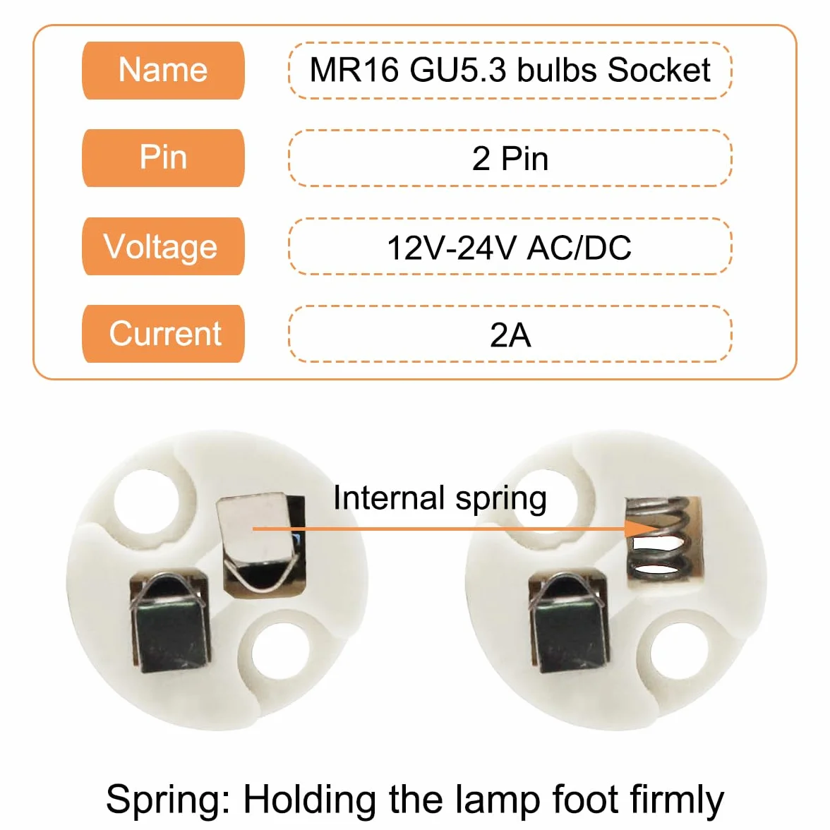 MR16 GU5.3 gniazdo lampy LED Holder, 10 sztuk żarówka halogenowa żarówka ceramiczna złącze przewodowe adapter MR11 G4, Incandescent CFL Holder Base Plug Converter