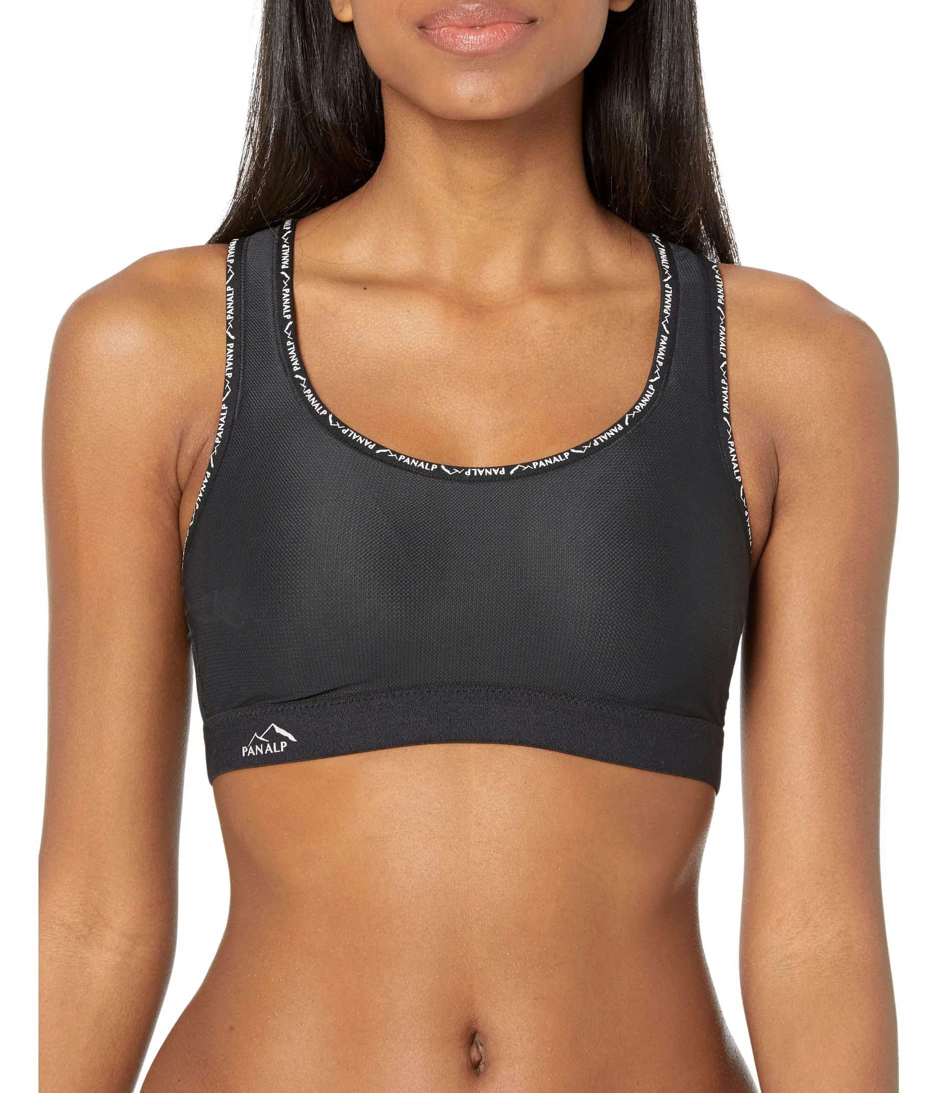 Anita - Pan Alp - damski biustonosz sportowy - Racerback, czarny, 80D