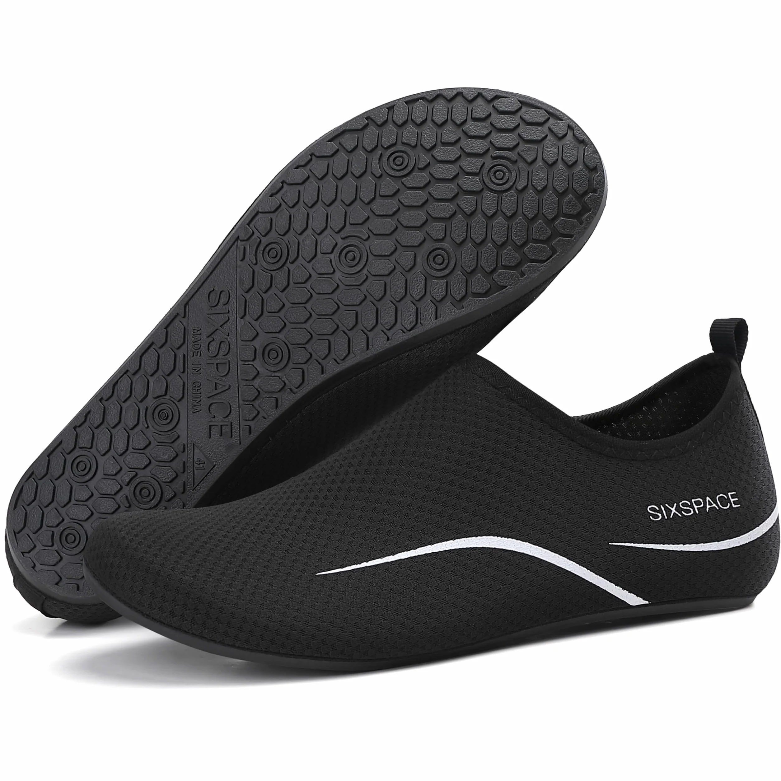Sixspace Buty do wody, męskie i damskie, buty do wody, buty plażowe, oddychające, do nurkowania, jogi, na siłownię, rozm. 34-47
