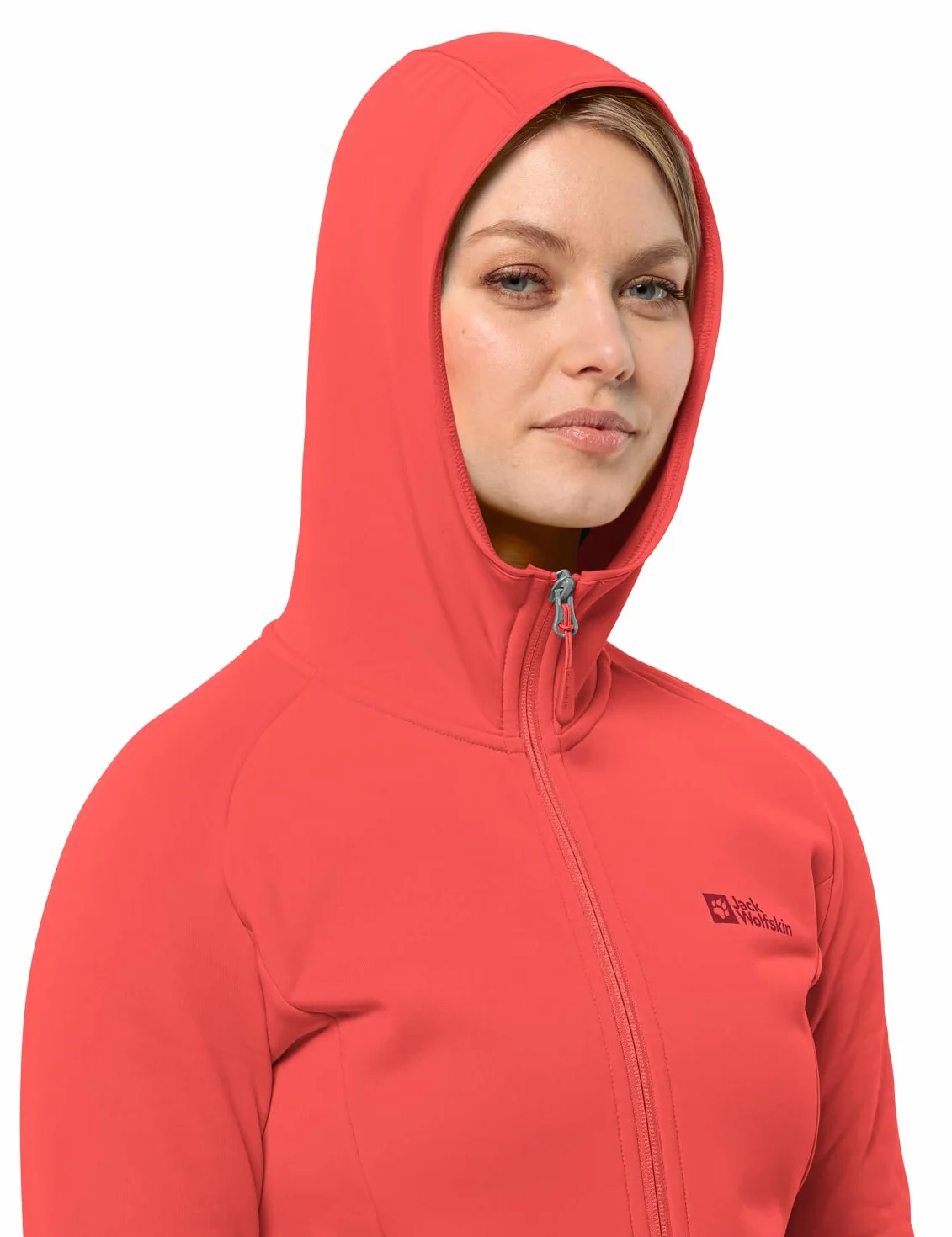 Jack Wolfskin BAISELBERG HOODED FZ W, Kurtka polarowa Kobiety