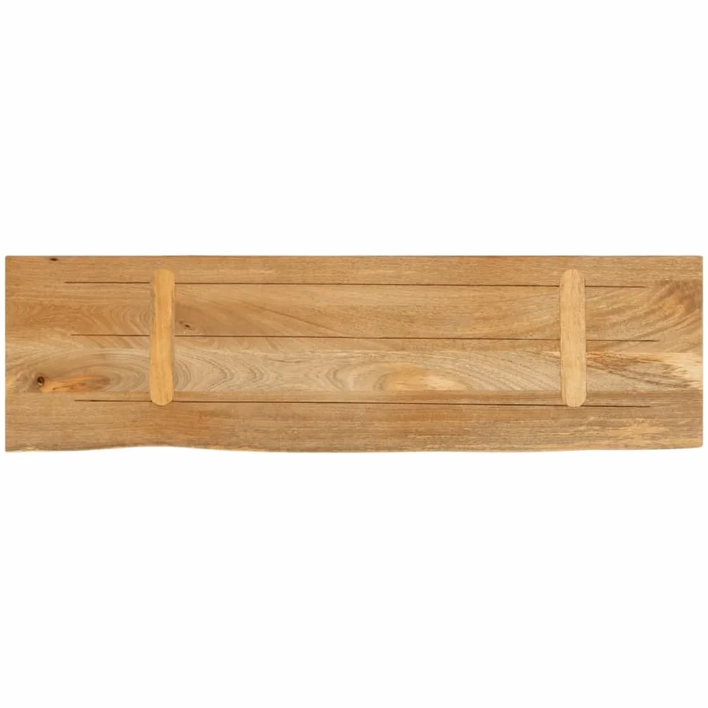 vidaXL Blat stołu z naturalną krawędzią, 110x40x2,5 cm, drewno mango