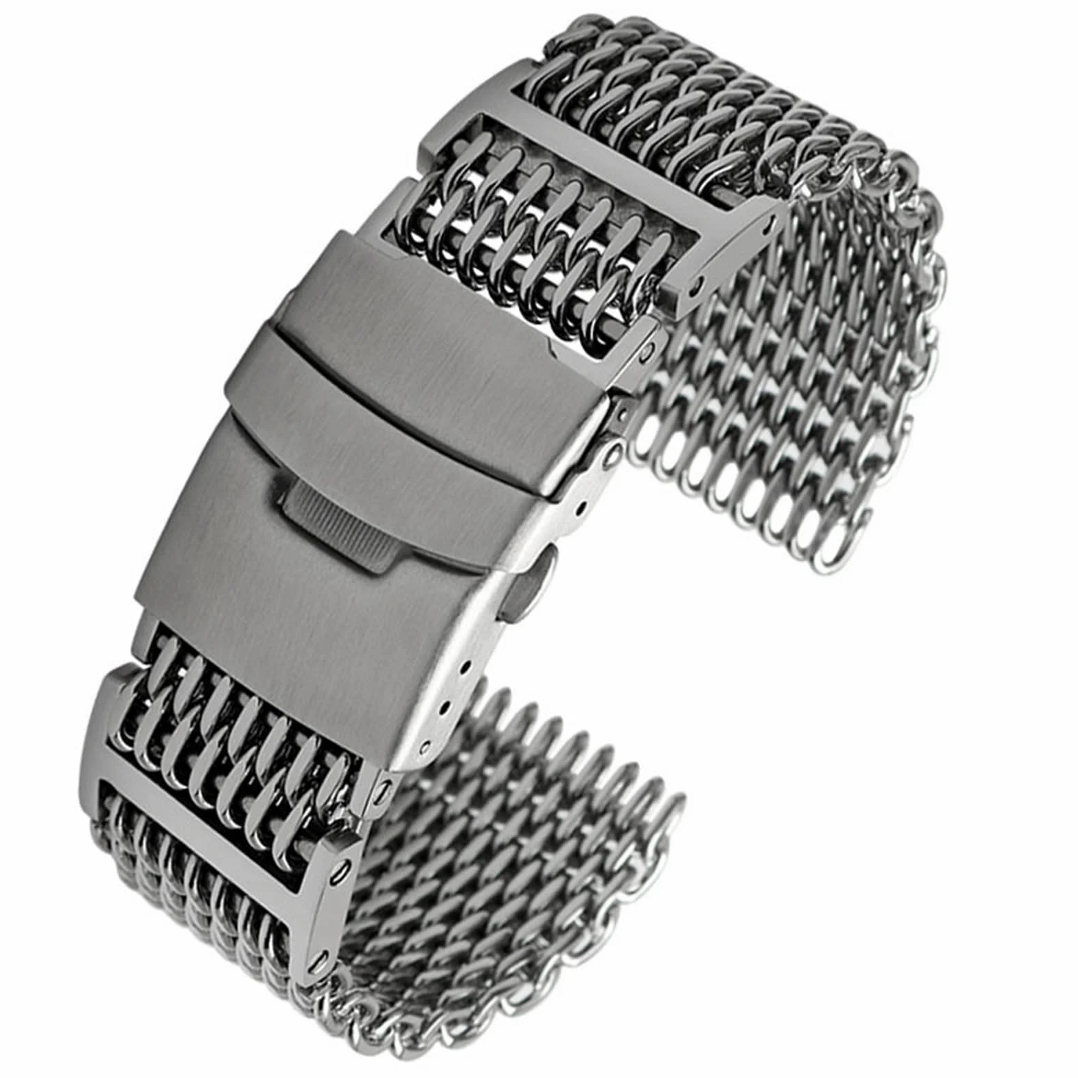 DASEB Do IWC Watchband Mesh ze stali nierdzewnej Opaska zegarkowa 20 mm 22 mm 316L Bransoletka ze stali nierdzewnej dla Omage Bandek Metal Milan Band