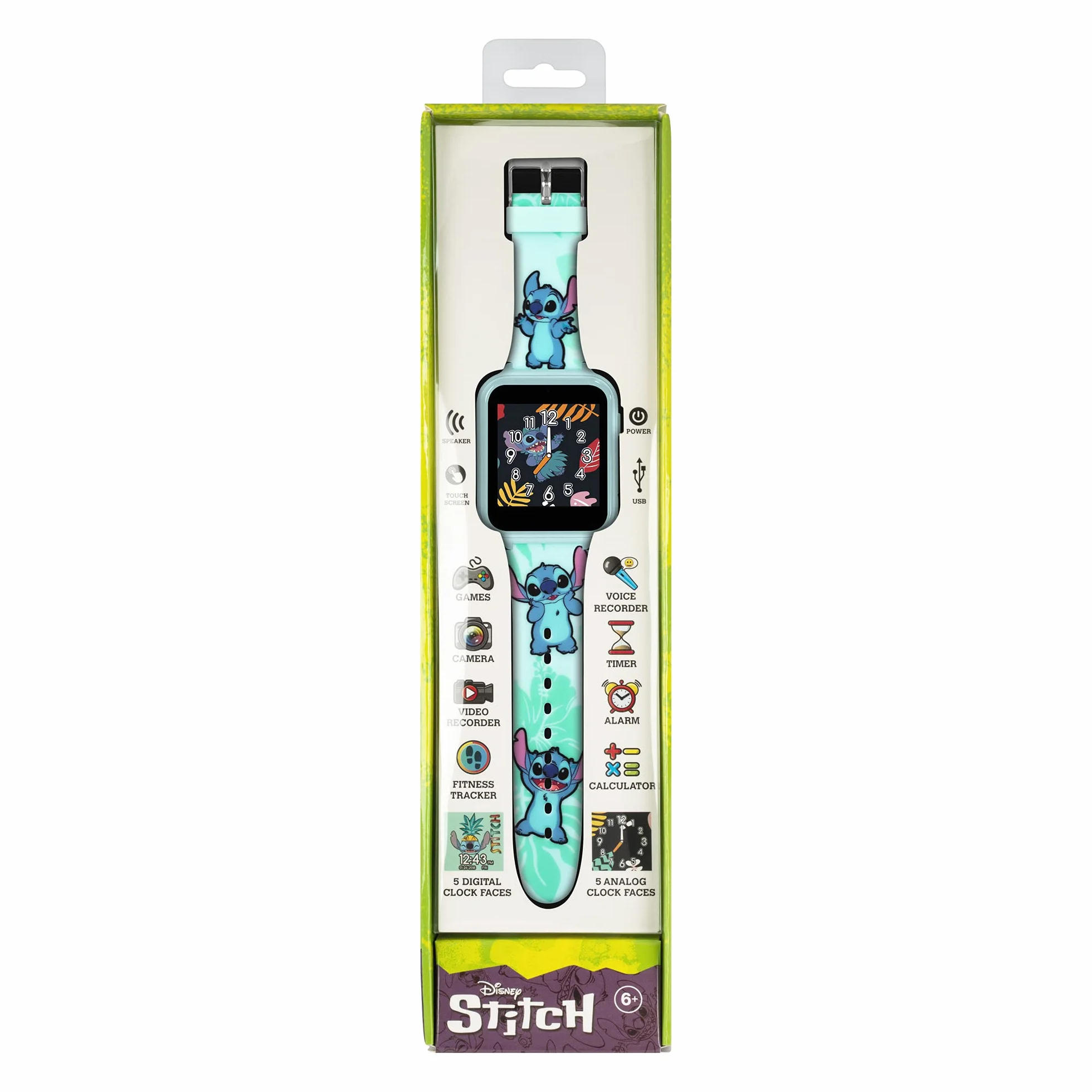 Disney Smartwatch Casual Dzieci Niebieski 41 mm