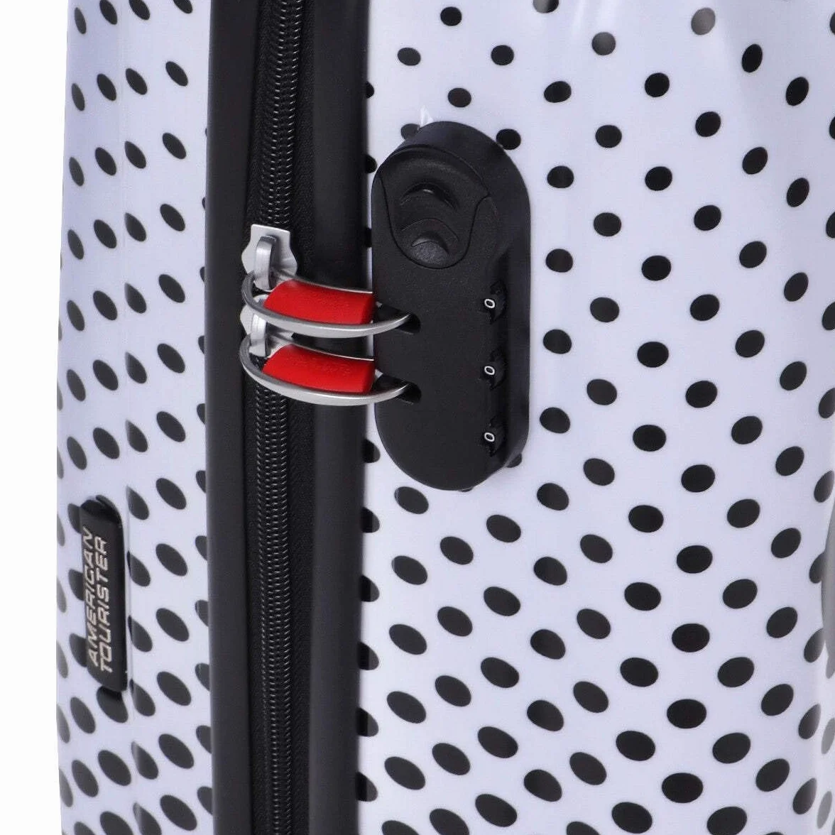 American Tourist Disney Legends - Spinner S, Fingack, 55 cm, 36 L, wielokolorowa (Mickey Mouse Polka Dot)