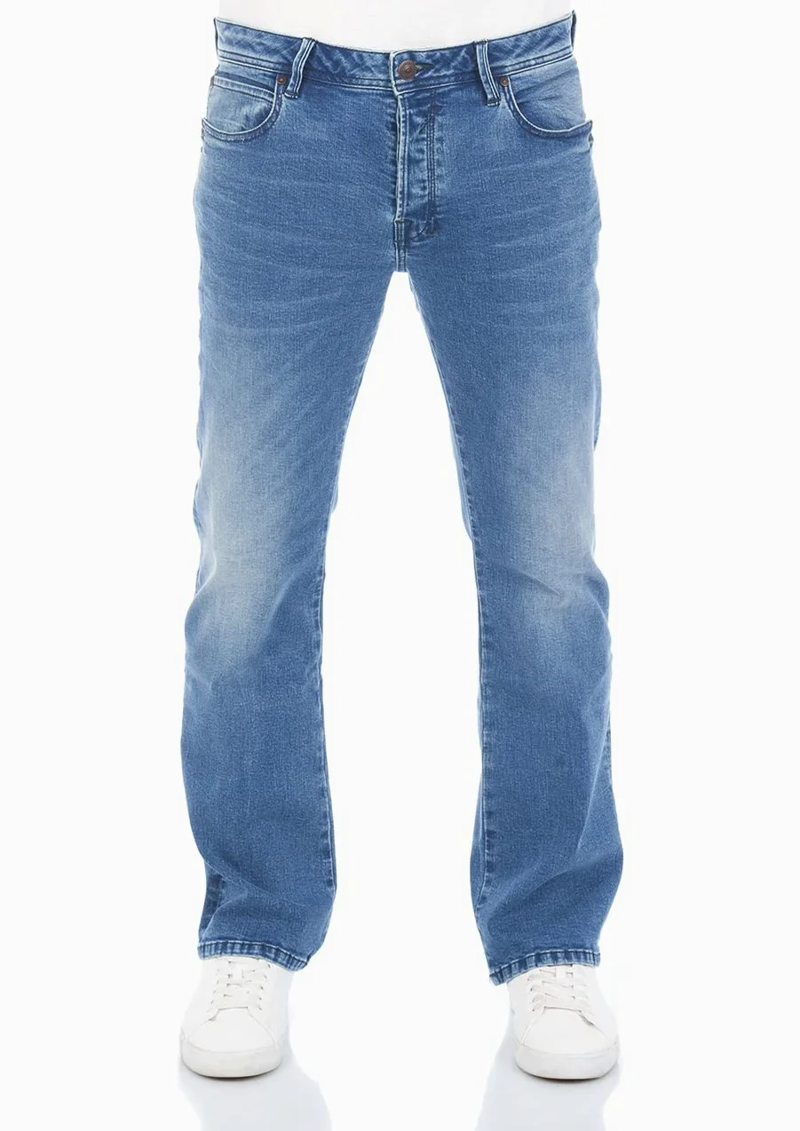 LTB męskie spodnie jeansowe Roden Bootcut spodnie jeansowe Basic bawełna Denim Stretch głęboki ściągacz niebieski w28 w29 w30 w31 w32 w33 w34 w36 w38 w40