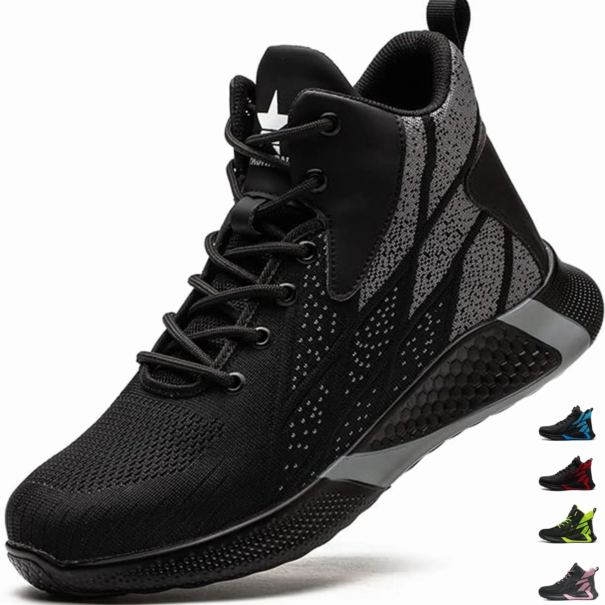 Buty ochronne S3 stalowe noski lekkie oddychające obuwie robocze