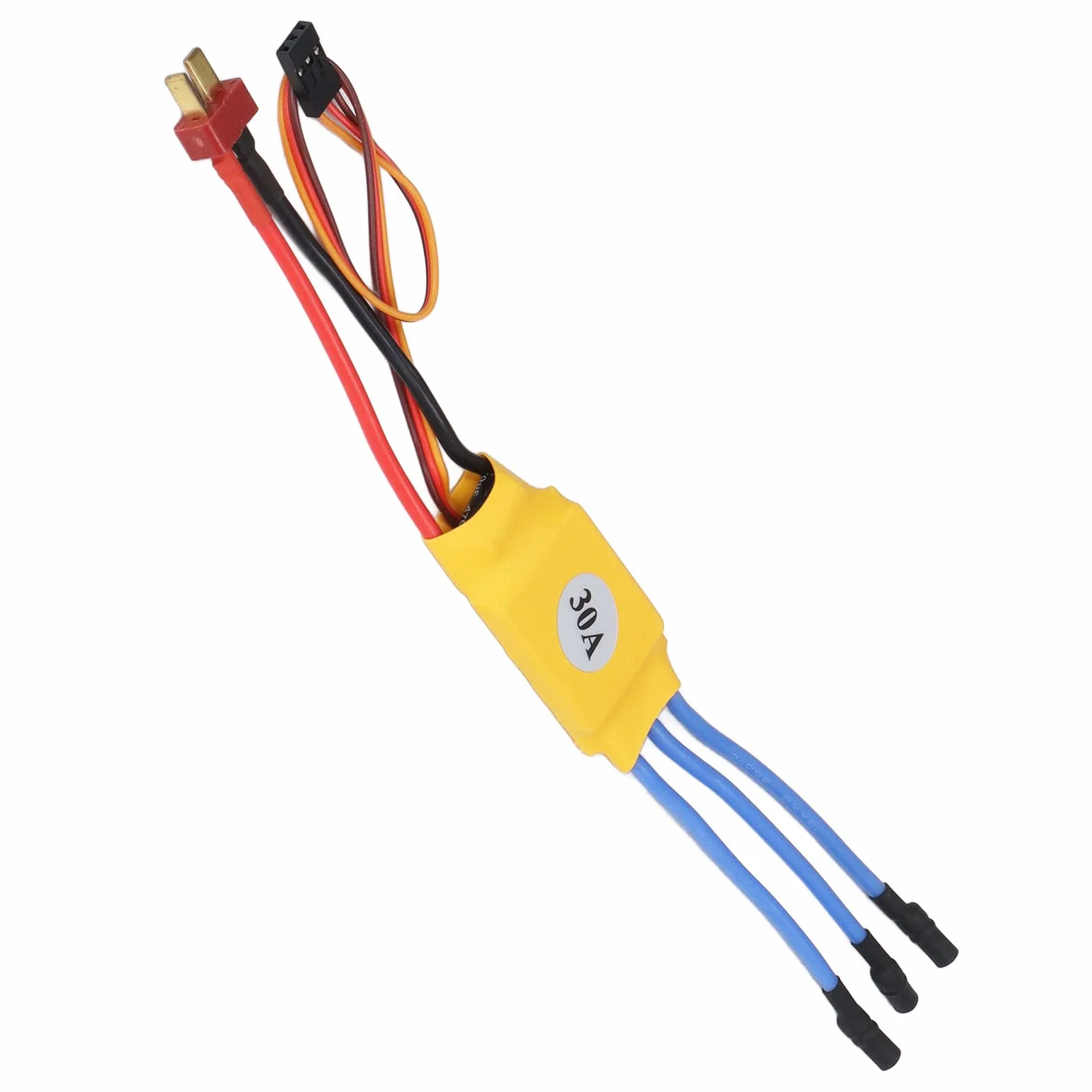 Silnik Bezszczotkowy Elektryczny Regulator Prędkości 30A Wysokie Obroty Automatyczna Adaptacja Przepustnicy Stabilny Silnik Bezszczotkowy ESC dla Elektrowni