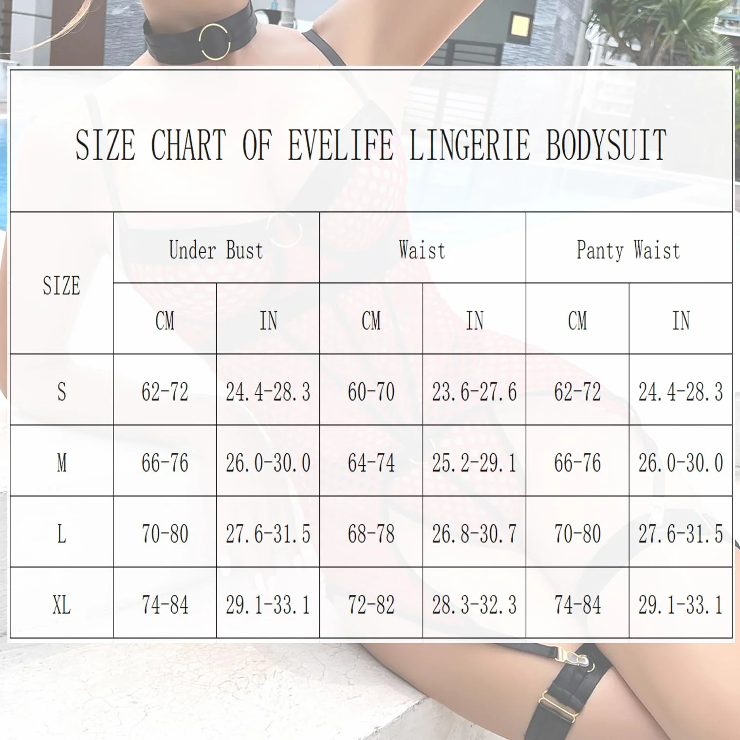EVELIFE Damskie komplety bielizny, seksowne body z siateczką, do pończoch, luźnych ud, bielizny, bez pończoch